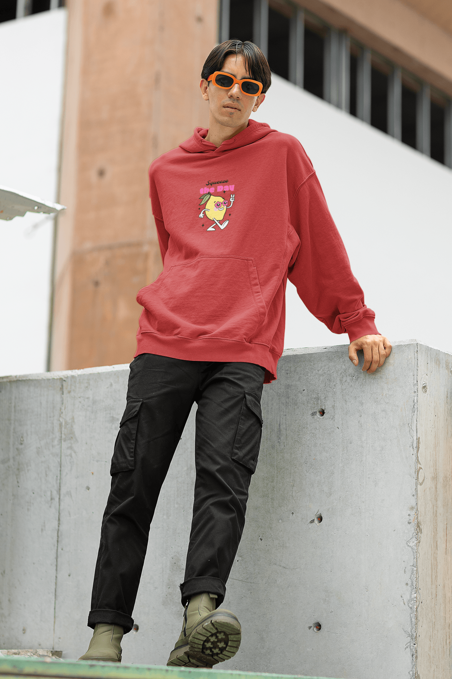 Cool Lemon Men's Hoodie - Lyssian