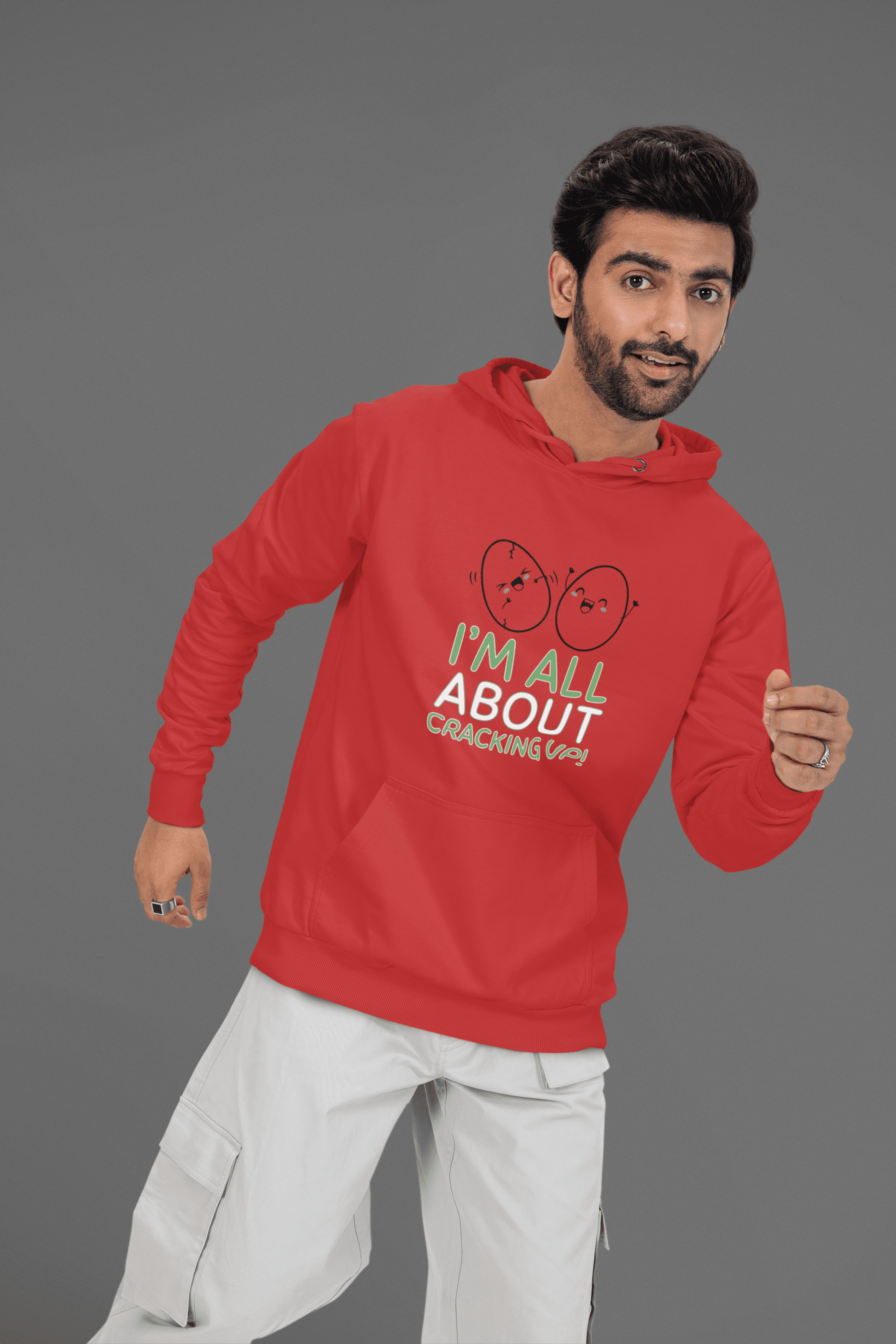 Cracking Up Men's Hoodie - Lyssian