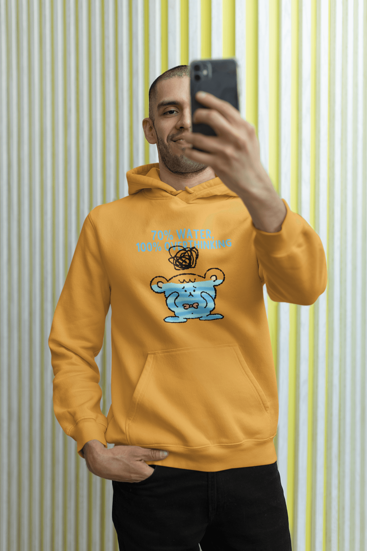 100% Overthinking Men's Hoodie - Lyssian