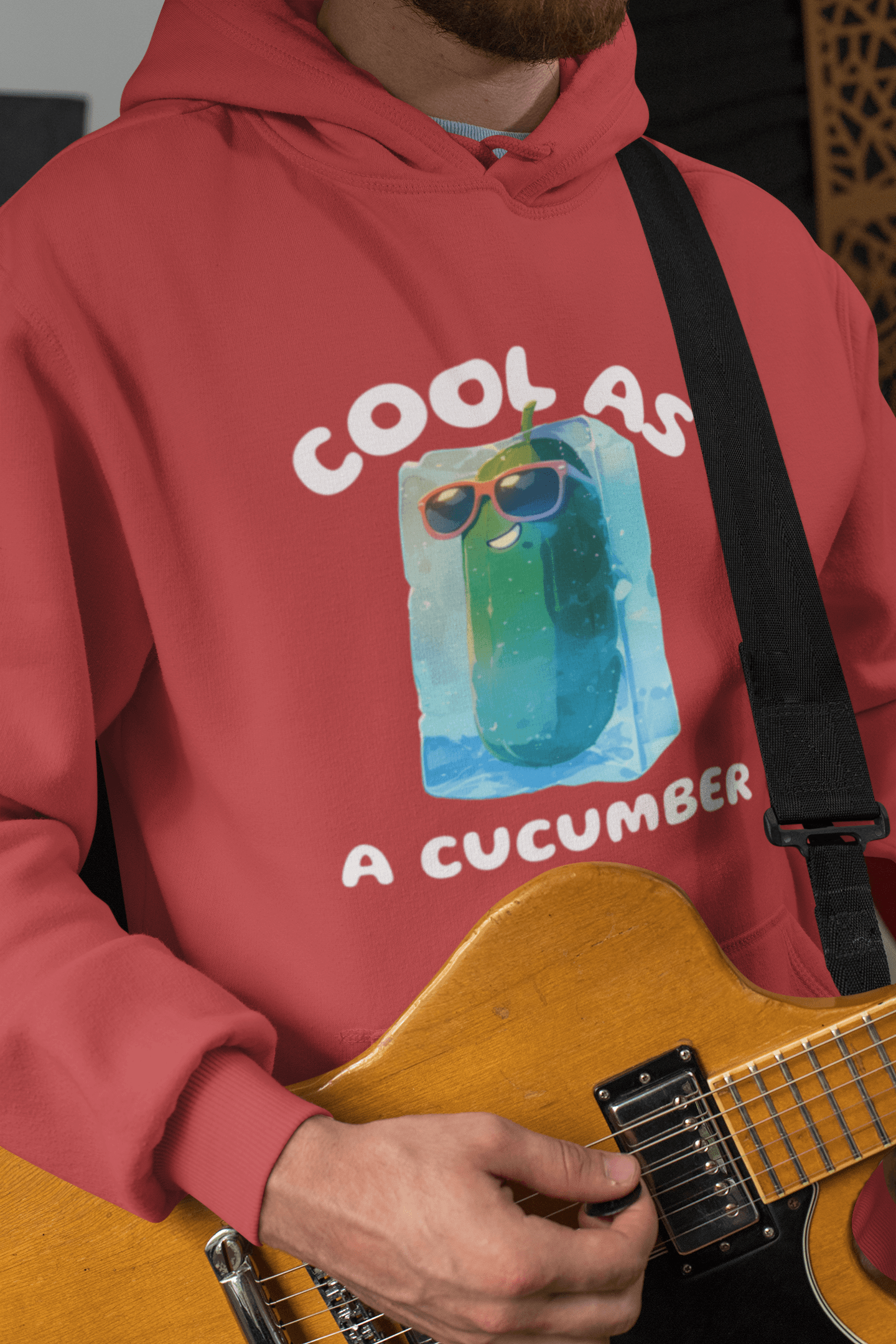 Cool Cucumber Men's Hoodie - Lyssian