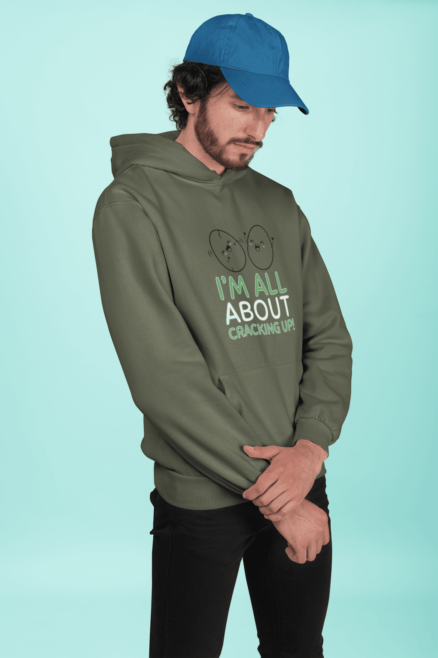 Cracking Up Men's Hoodie - Lyssian