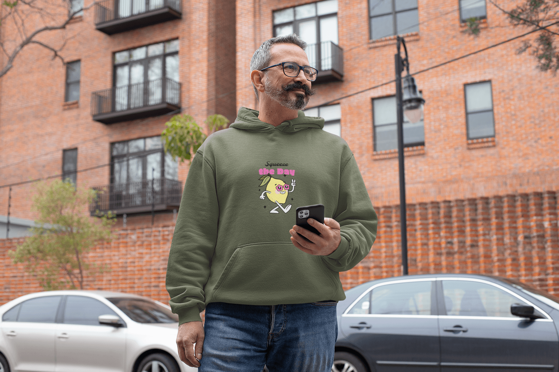 Cool Lemon Men's Hoodie - Lyssian