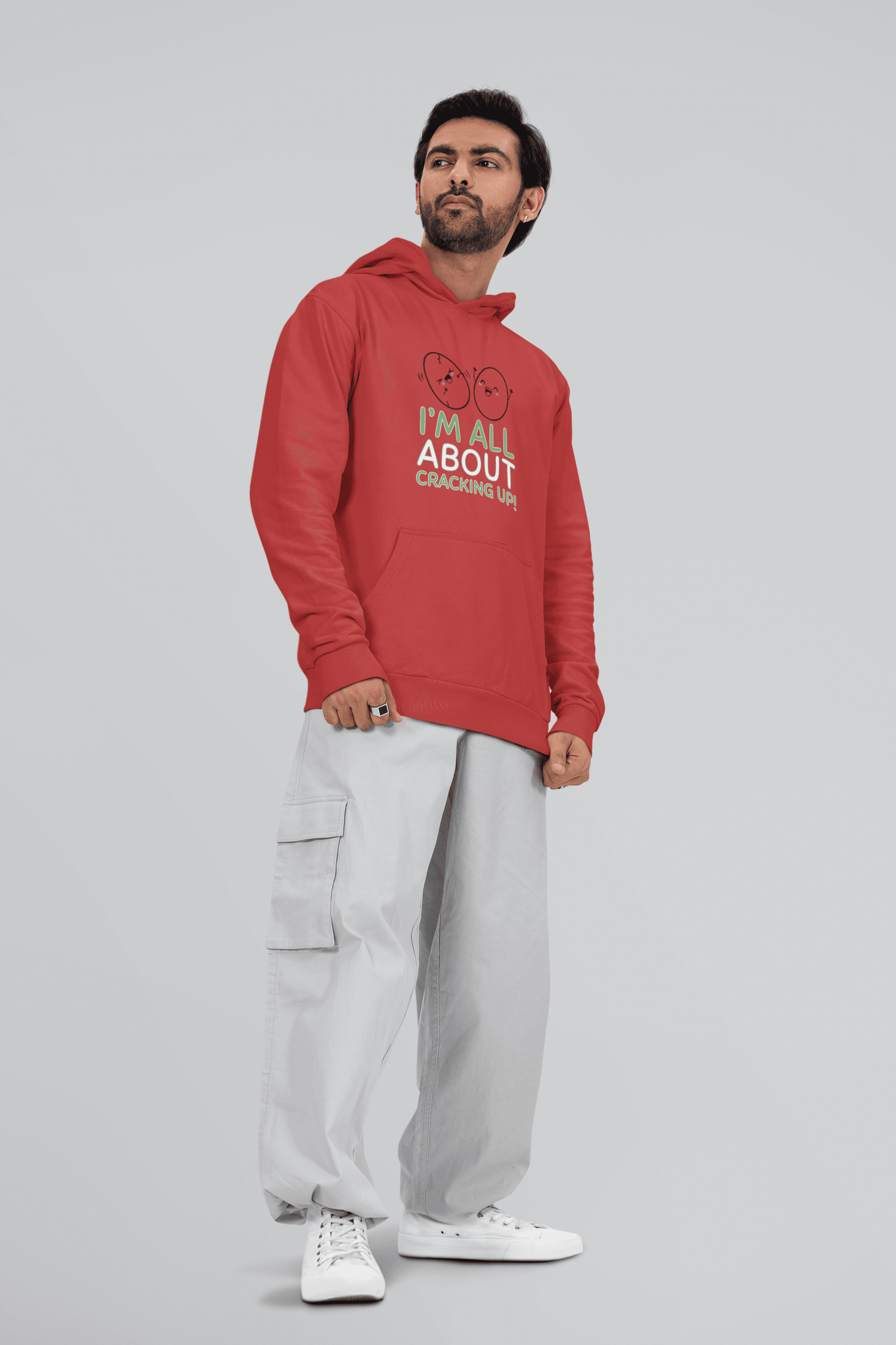 Cracking Up Men's Hoodie - Lyssian