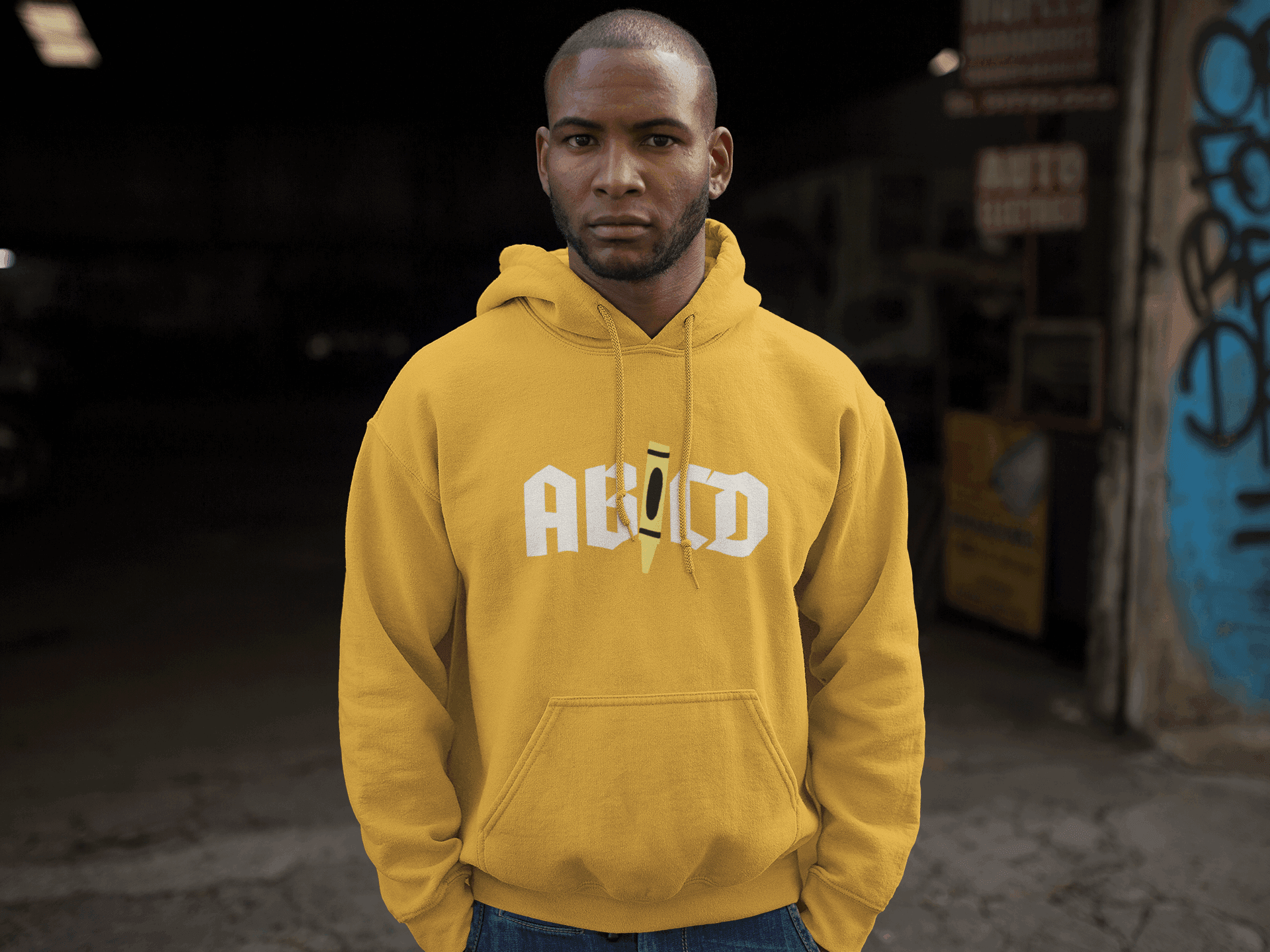 ABCD Men's Hoodie - Lyssian