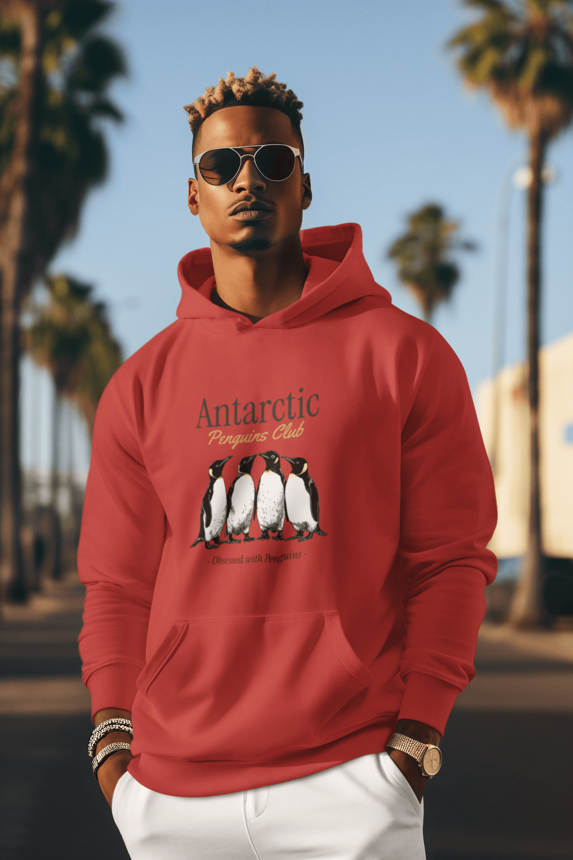 Antarctic Men's Hoodie - Lyssian