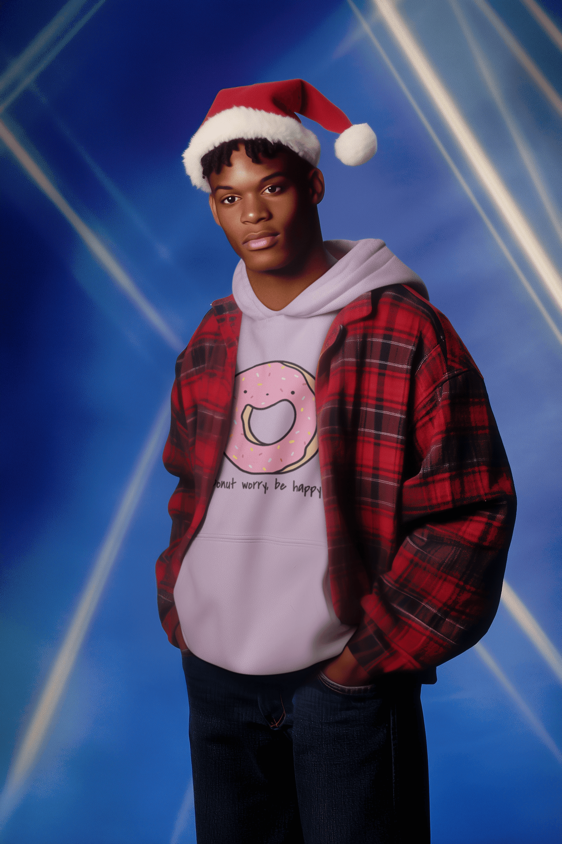 Donut Laughs Men's Hoodie - Lyssian