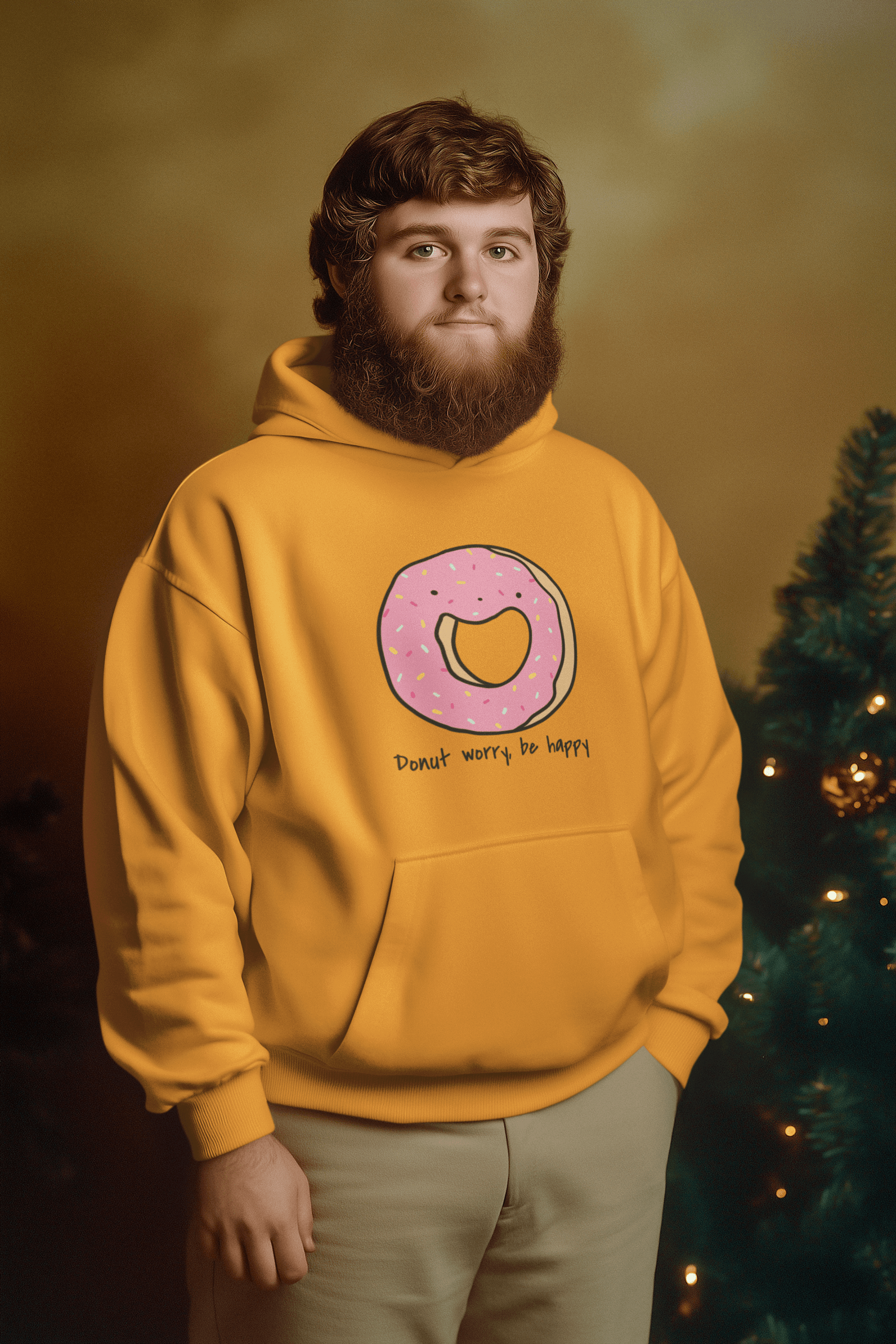 Donut Laughs Men's Hoodie - Lyssian