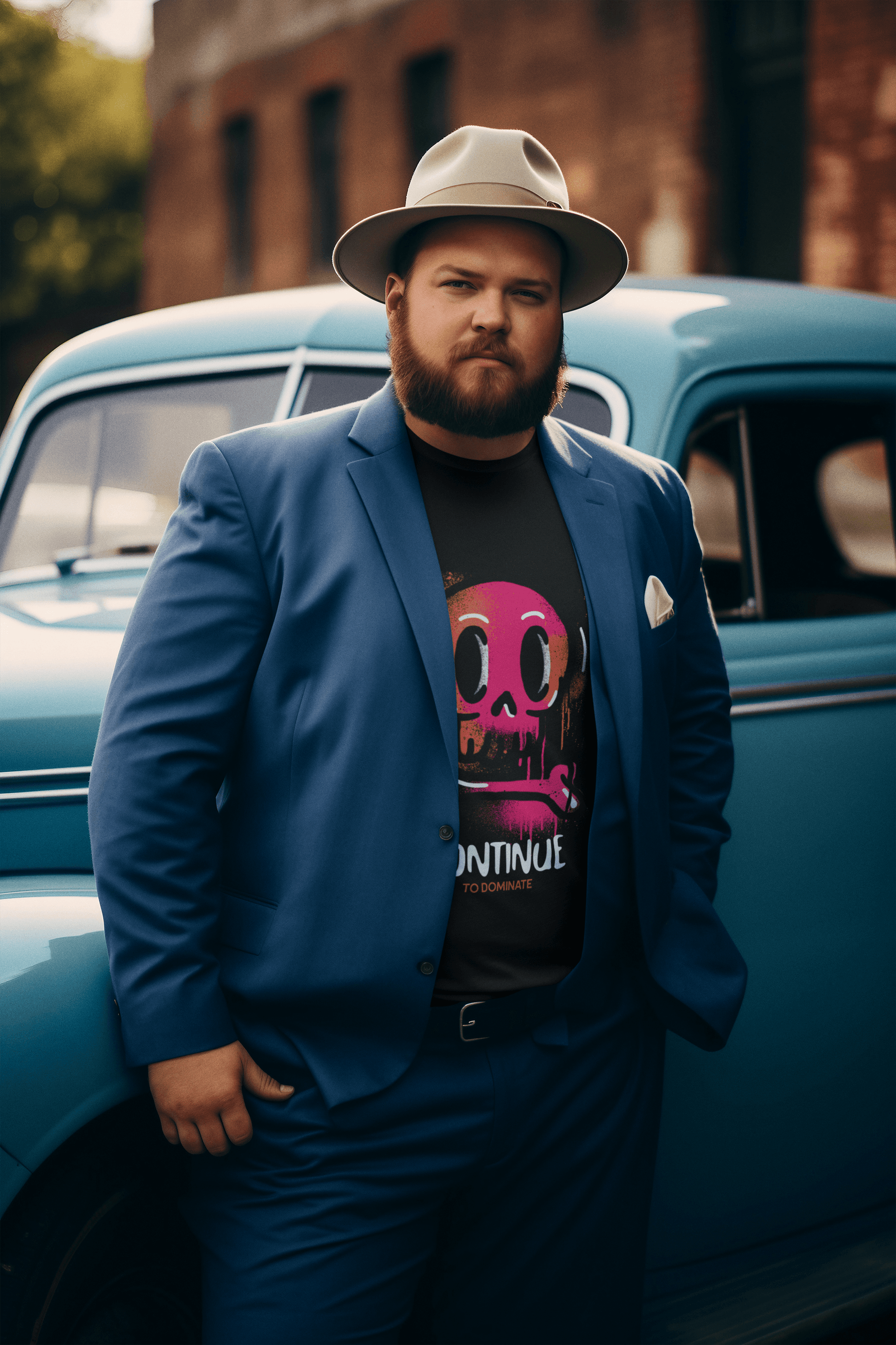 Continue Men's Plus Size T-shirt - Lyssian