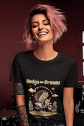 Dream Hedge Women's Round Neck Half Sleeve T-shirt - Lyssian