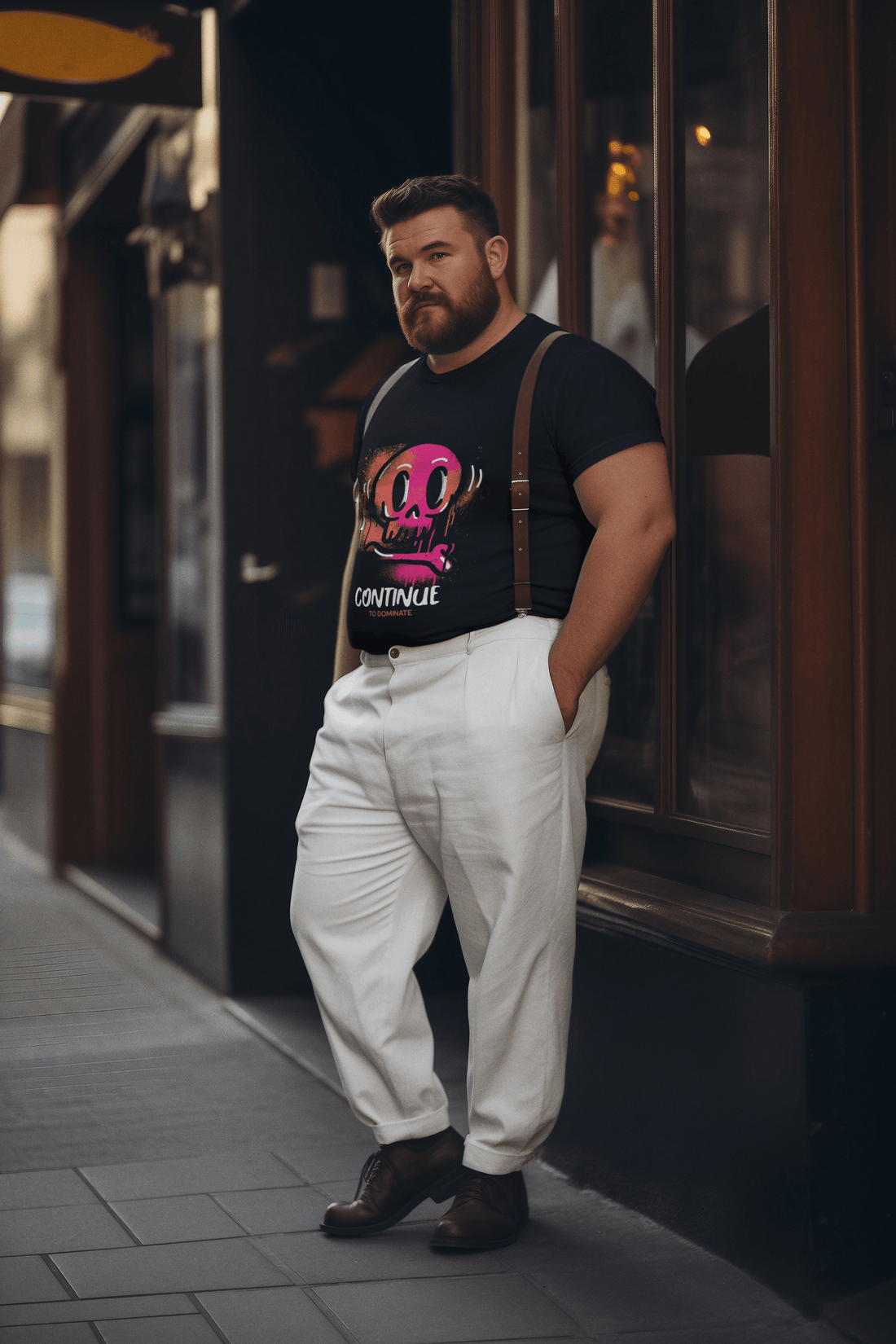 Continue Men's Plus Size T-shirt - Lyssian