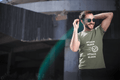 Attack Block Male Round Neck Half Sleeve T-shirt - Lyssian