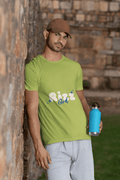 Rizz God Men's Round Neck Half Sleeve T-shirt - Lyssian