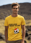 Dark Tales Male Round Neck Half Sleeve T-shirt - Lyssian