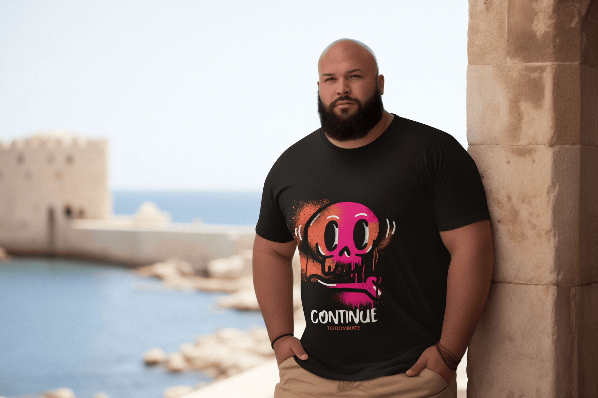 Continue Men's Plus Size T-shirt - Lyssian