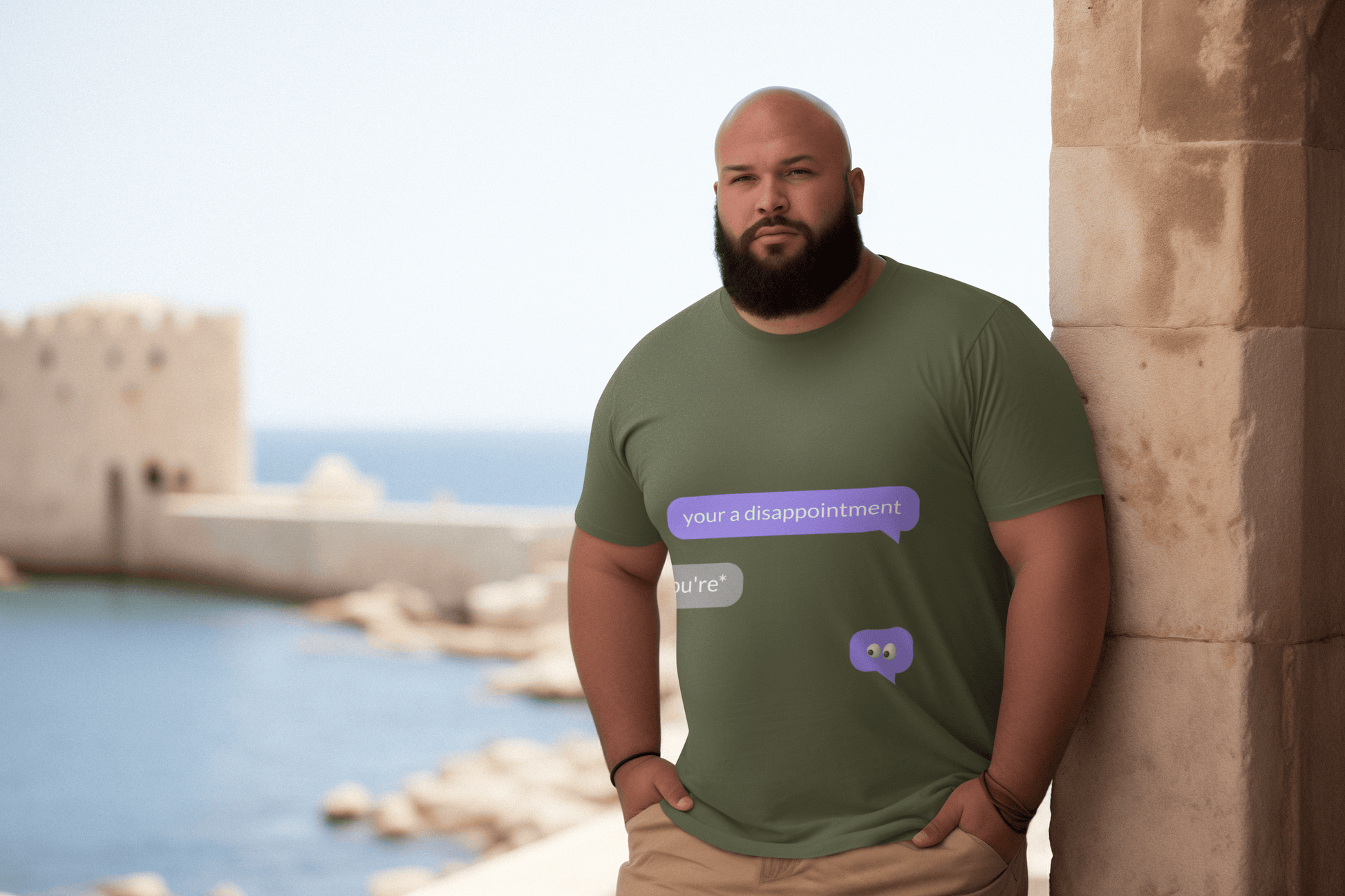 Disappointment Men's Plus Size T-shirt - Lyssian