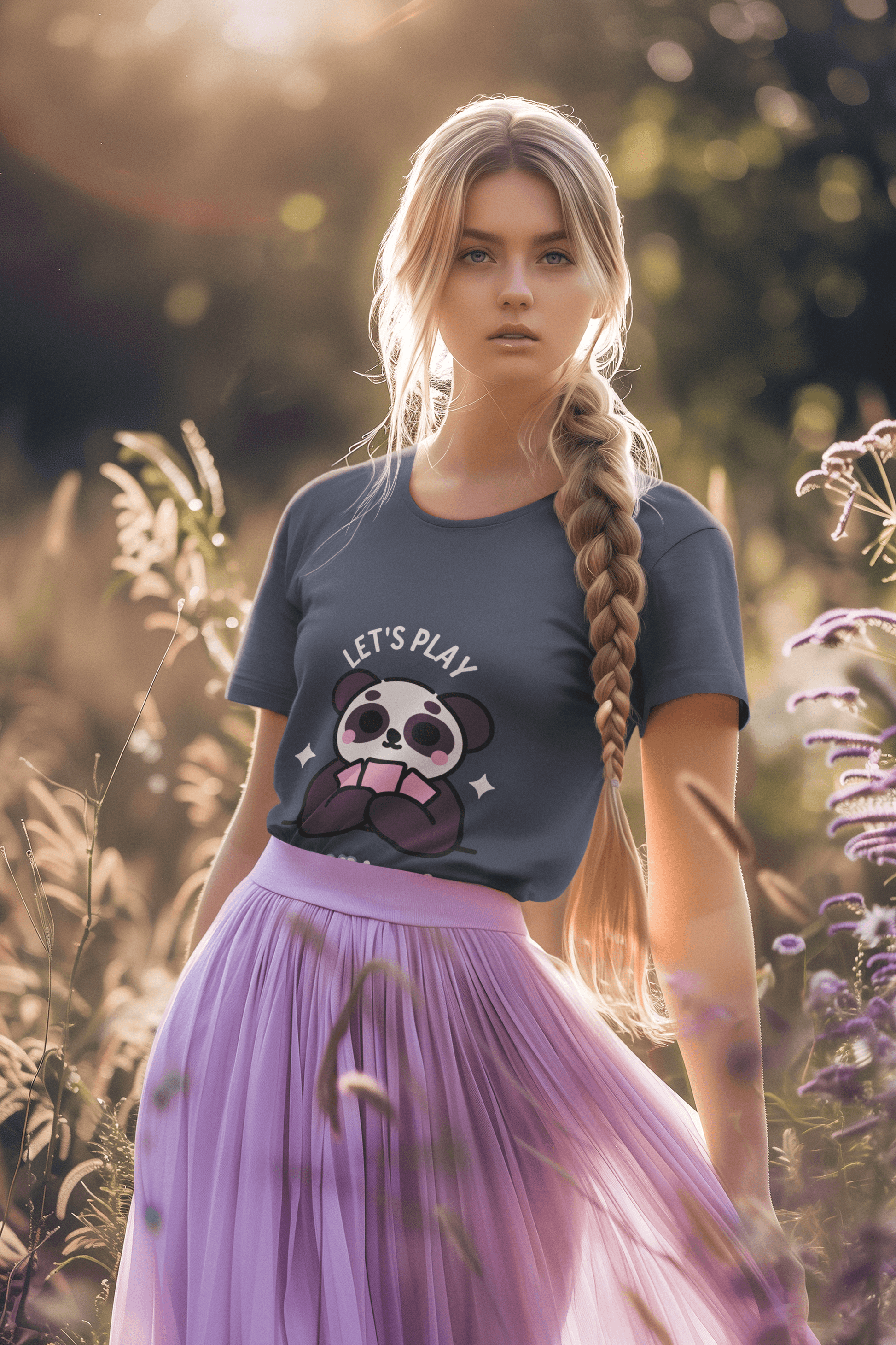 All Night Women's Round Neck Half Sleeve T-shirt - Lyssian
