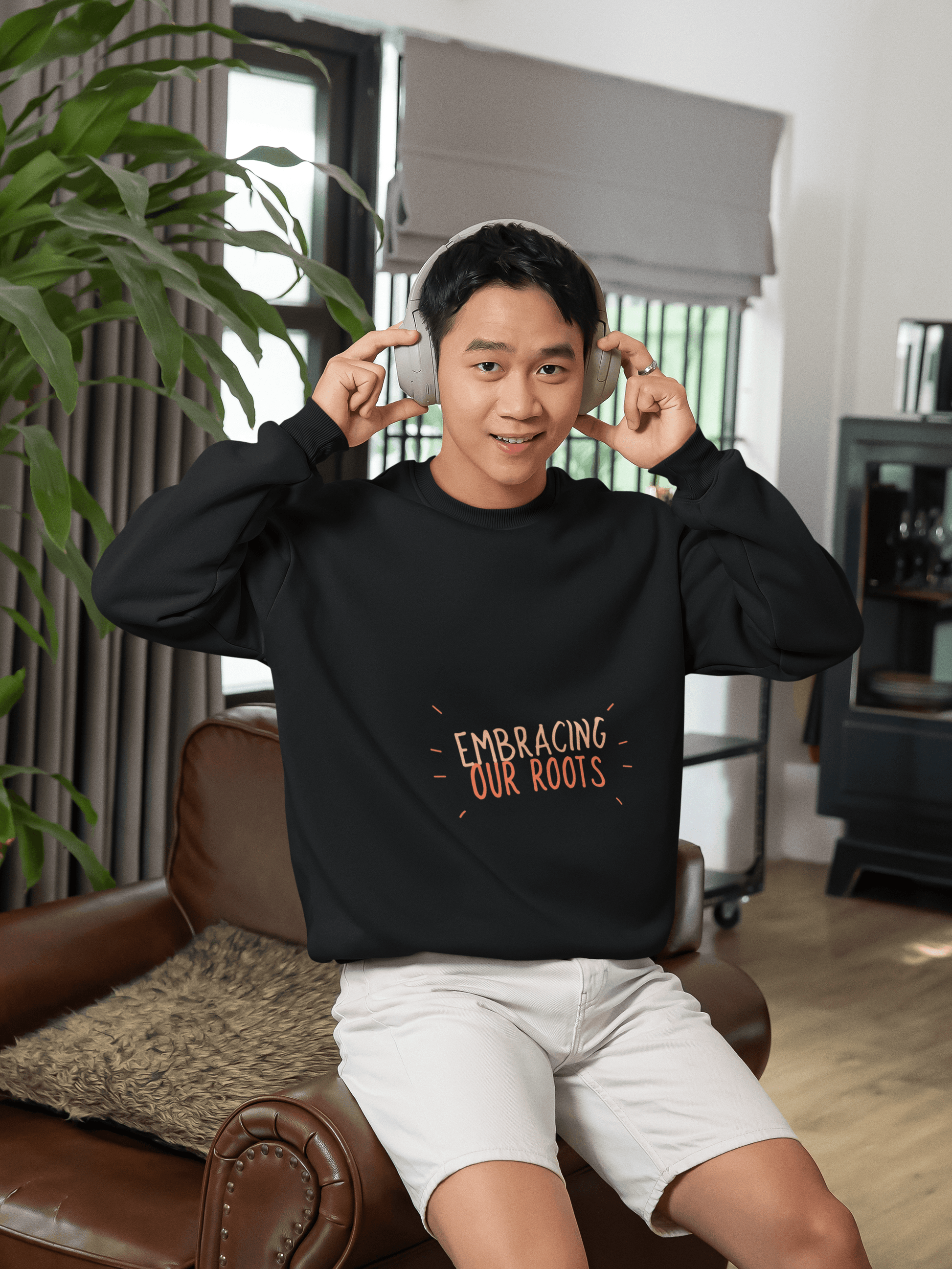 Embracing Men's Sweatshirt - Lyssian