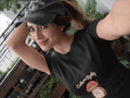 Cute and Spiky Women's Round Neck Half Sleeve T-shirt - Lyssian