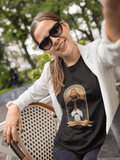 Santa Flora Women's Round Neck Half Sleeve T-shirt - Lyssian