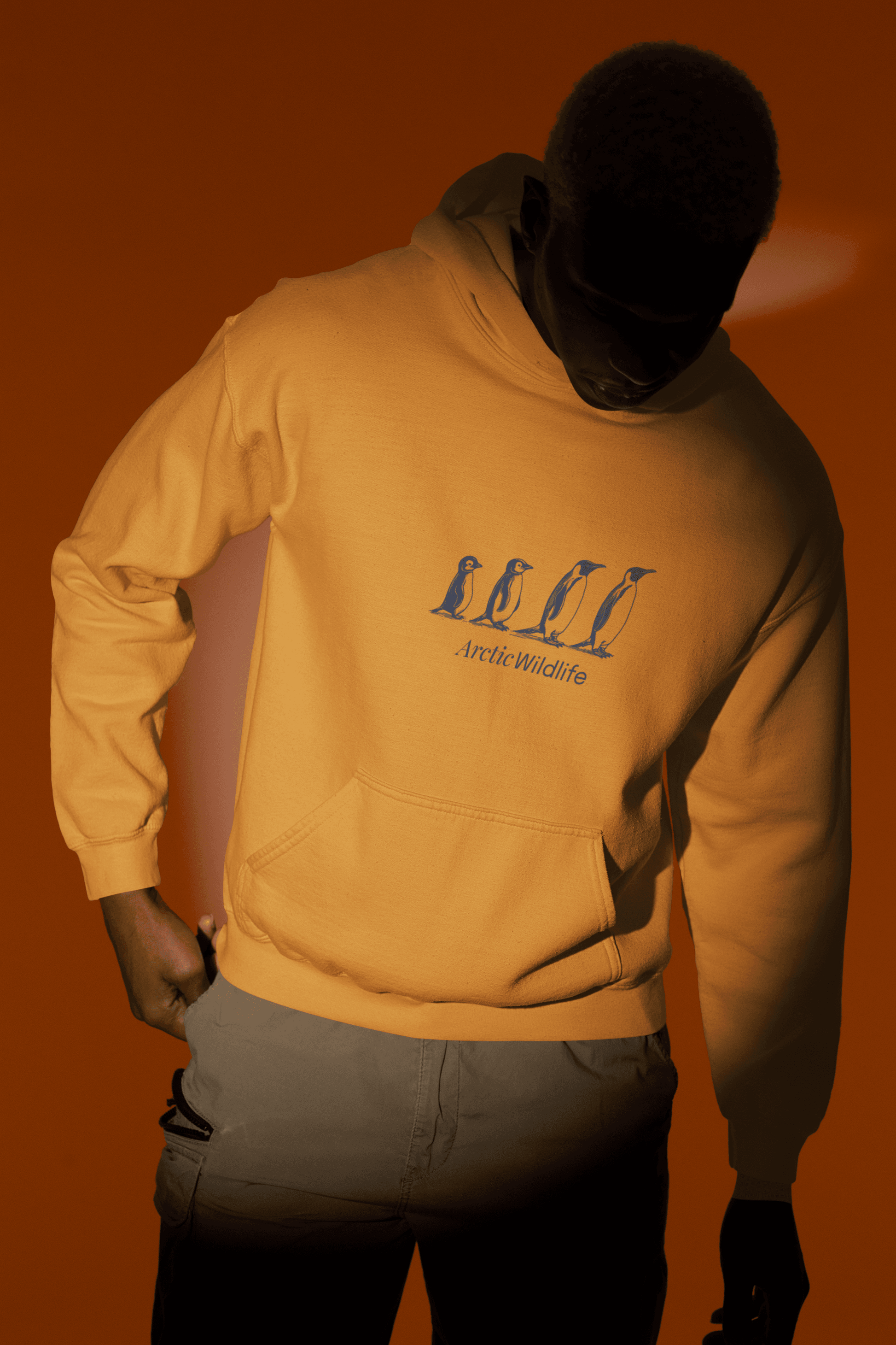 Antarctic Wildlife Men's Hoodie - Lyssian