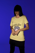 Pawster Women's Round Neck Half Sleeve T-shirt - Lyssian
