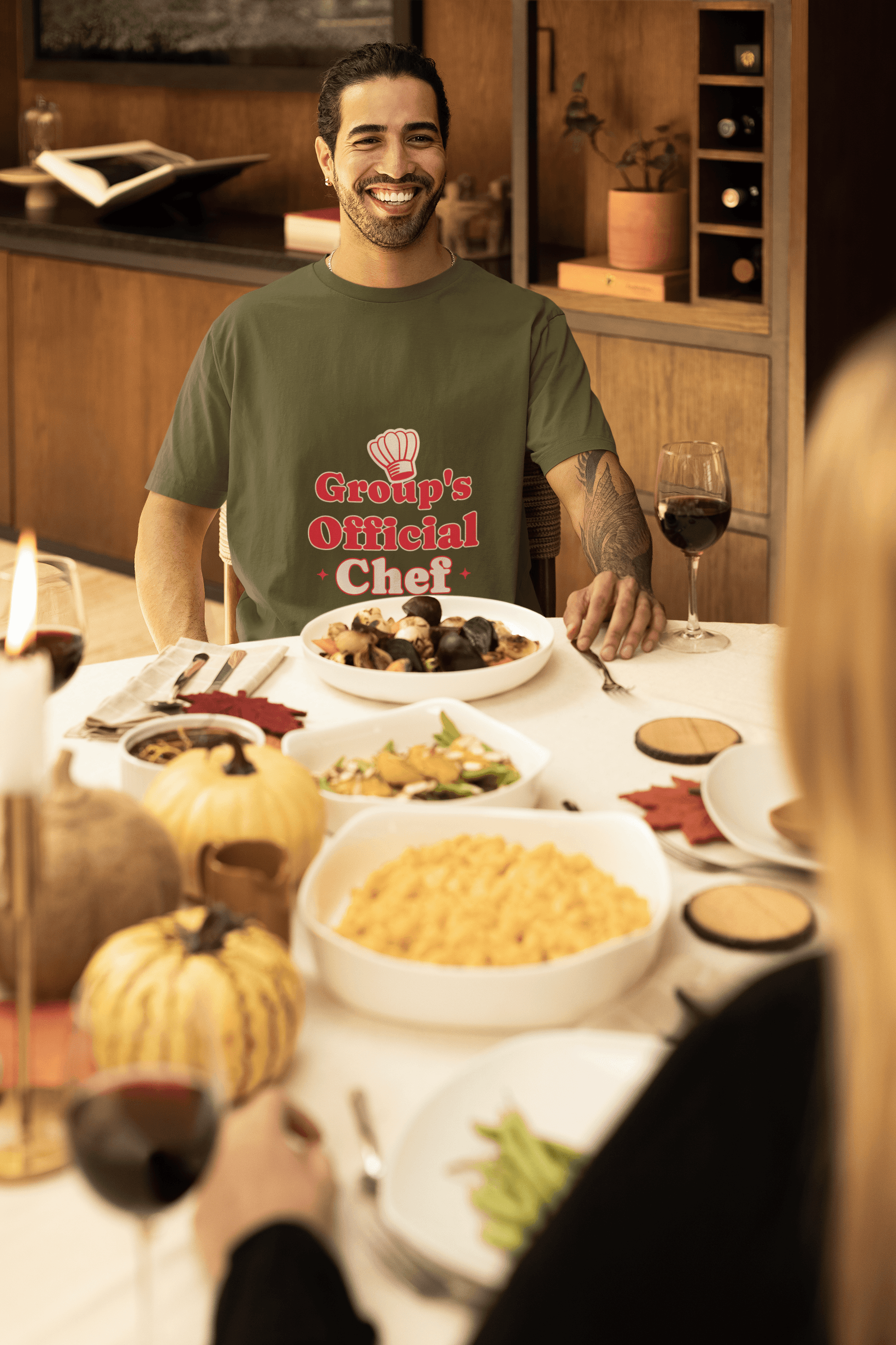 Chef Men's Oversized T-shirt - Lyssian