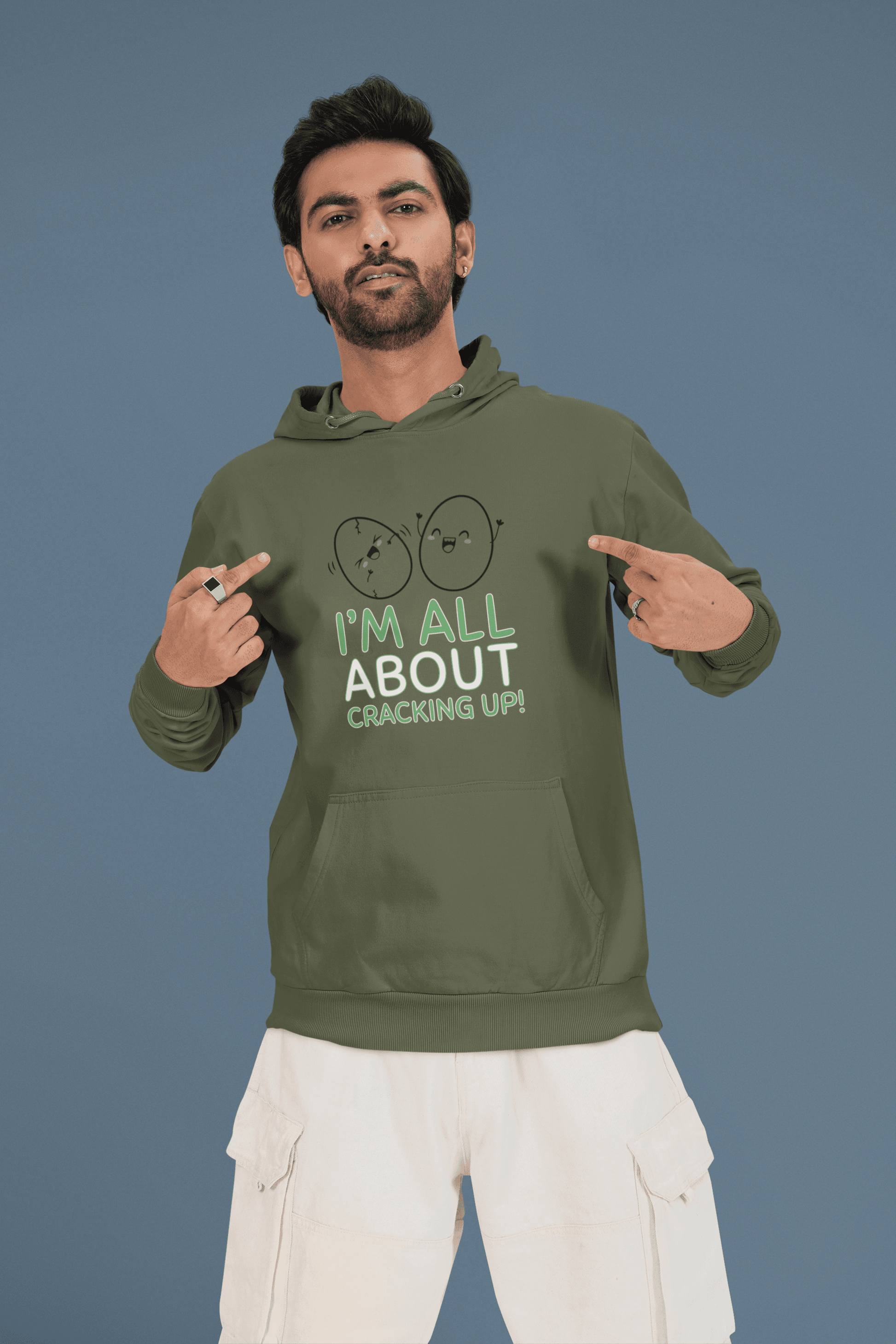 Cracking Up Men's Hoodie - Lyssian