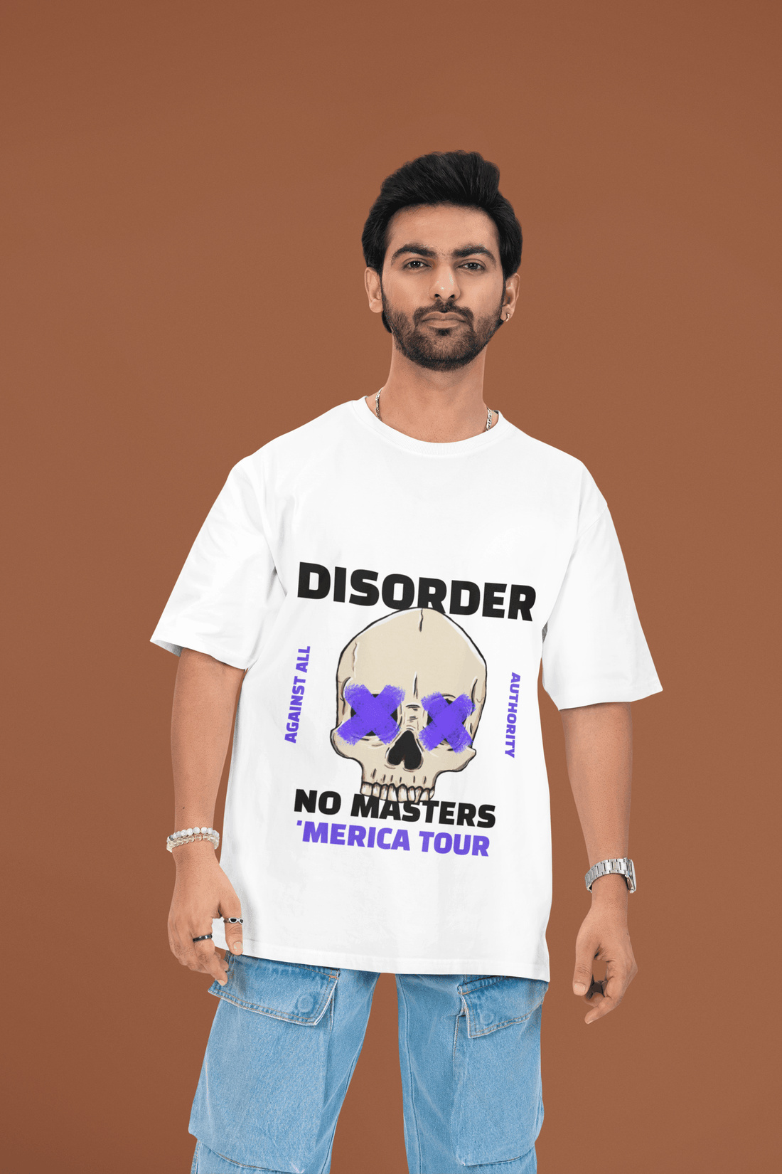 Disorder Men's Oversized T-shirt - Lyssian
