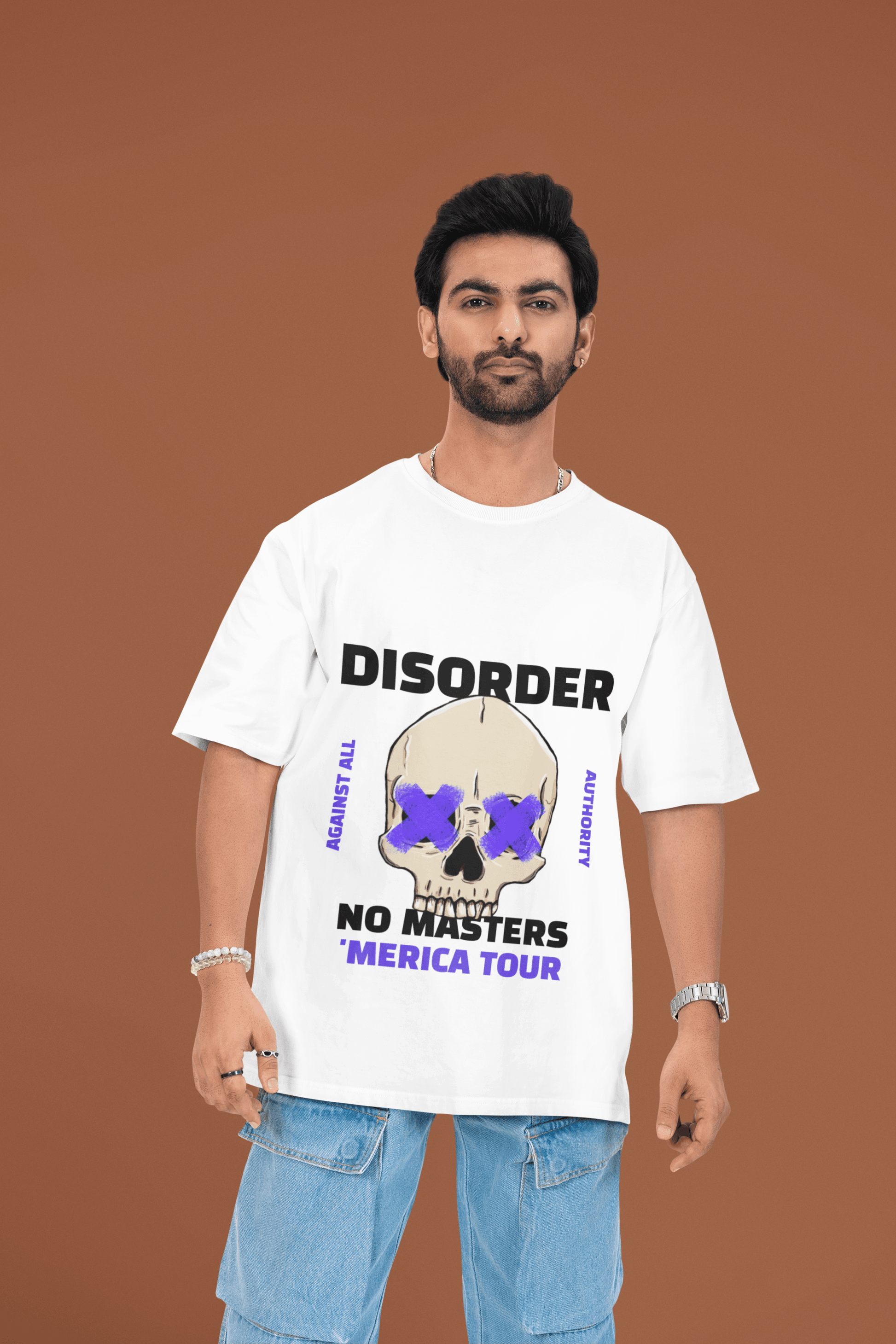 Disorder Men's Oversized T-shirt - Lyssian