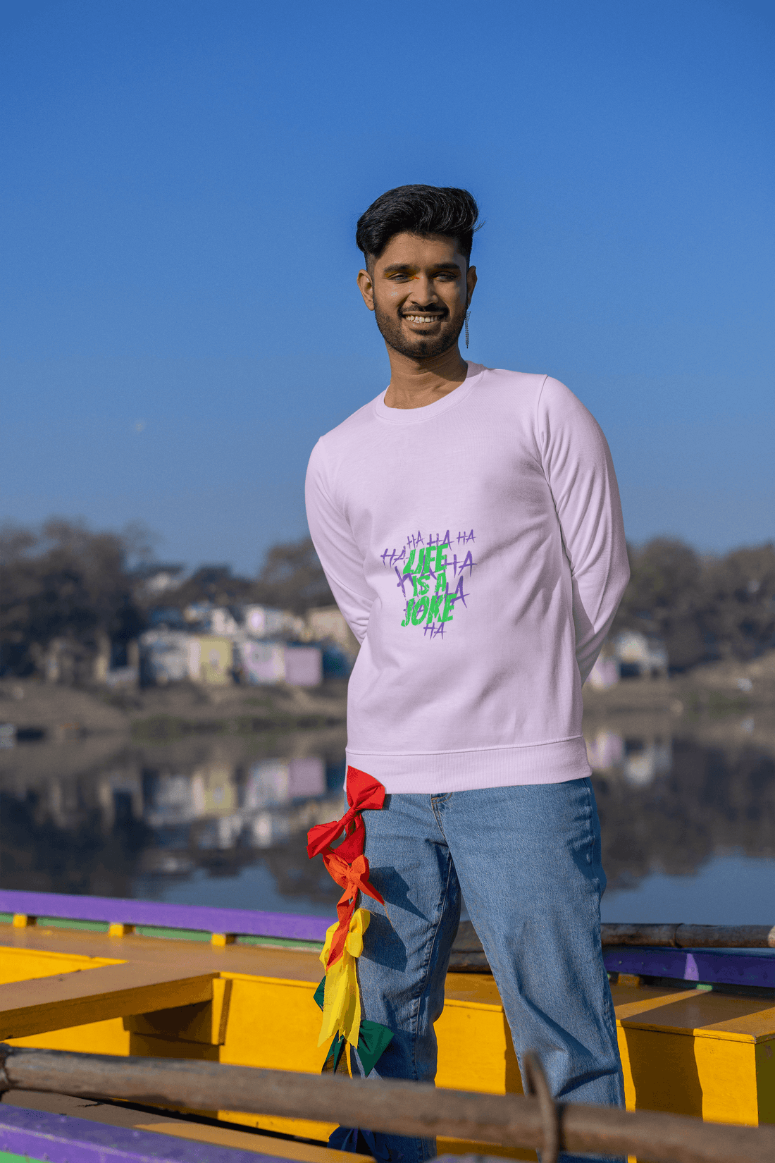 Haha Men's Sweatshirt - Lyssian