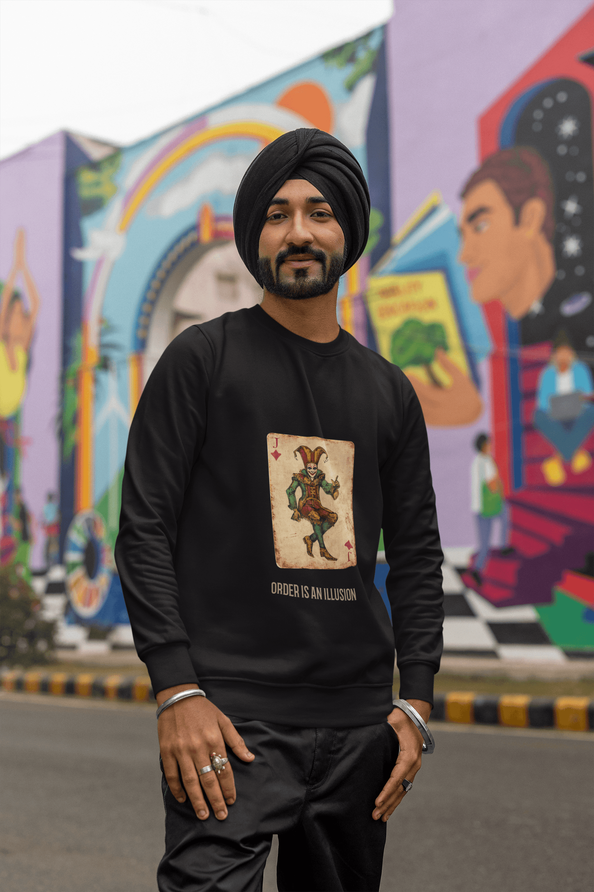 Illusion Men's Sweatshirt - Lyssian