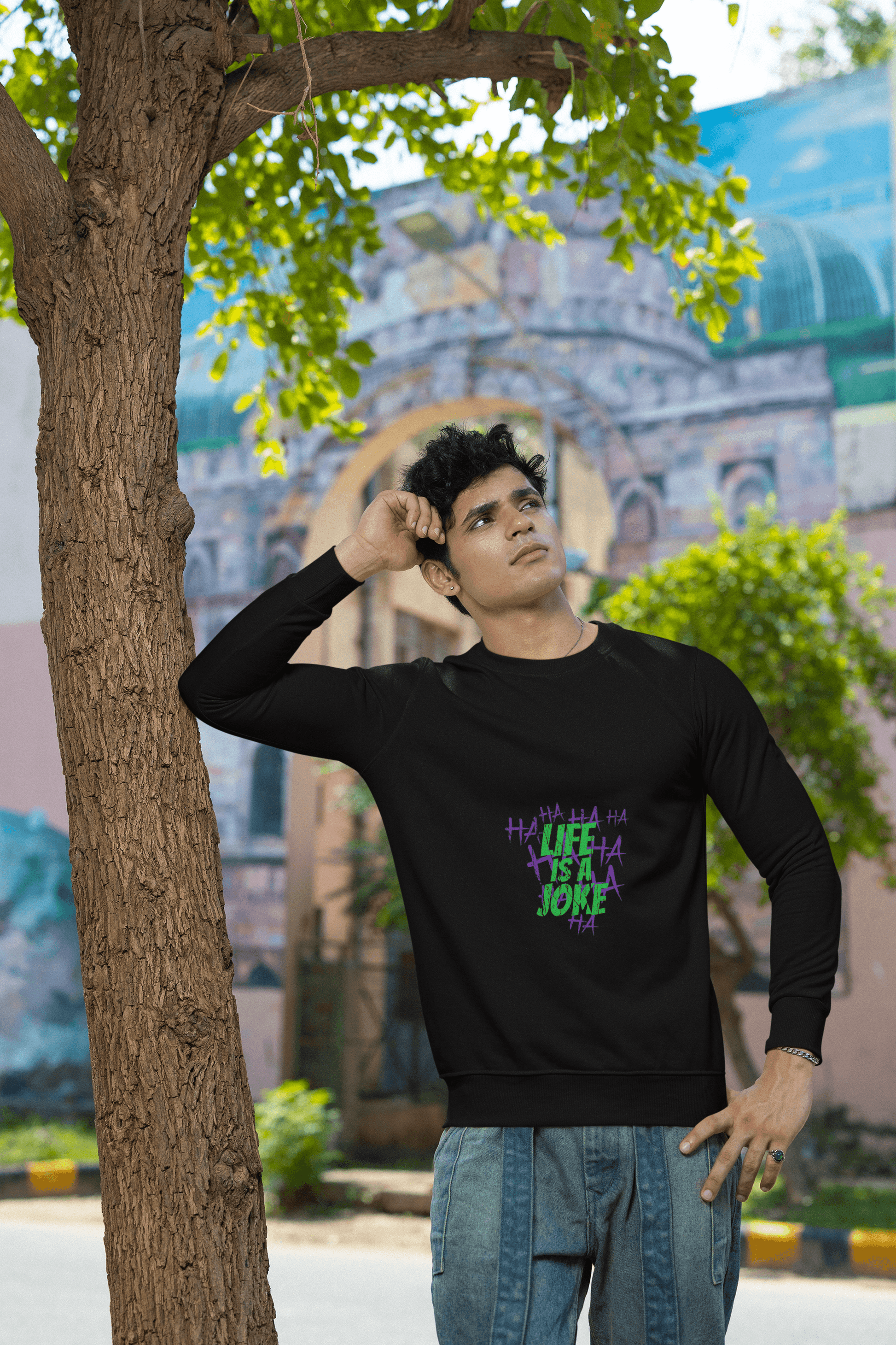 Haha Men's Sweatshirt - Lyssian