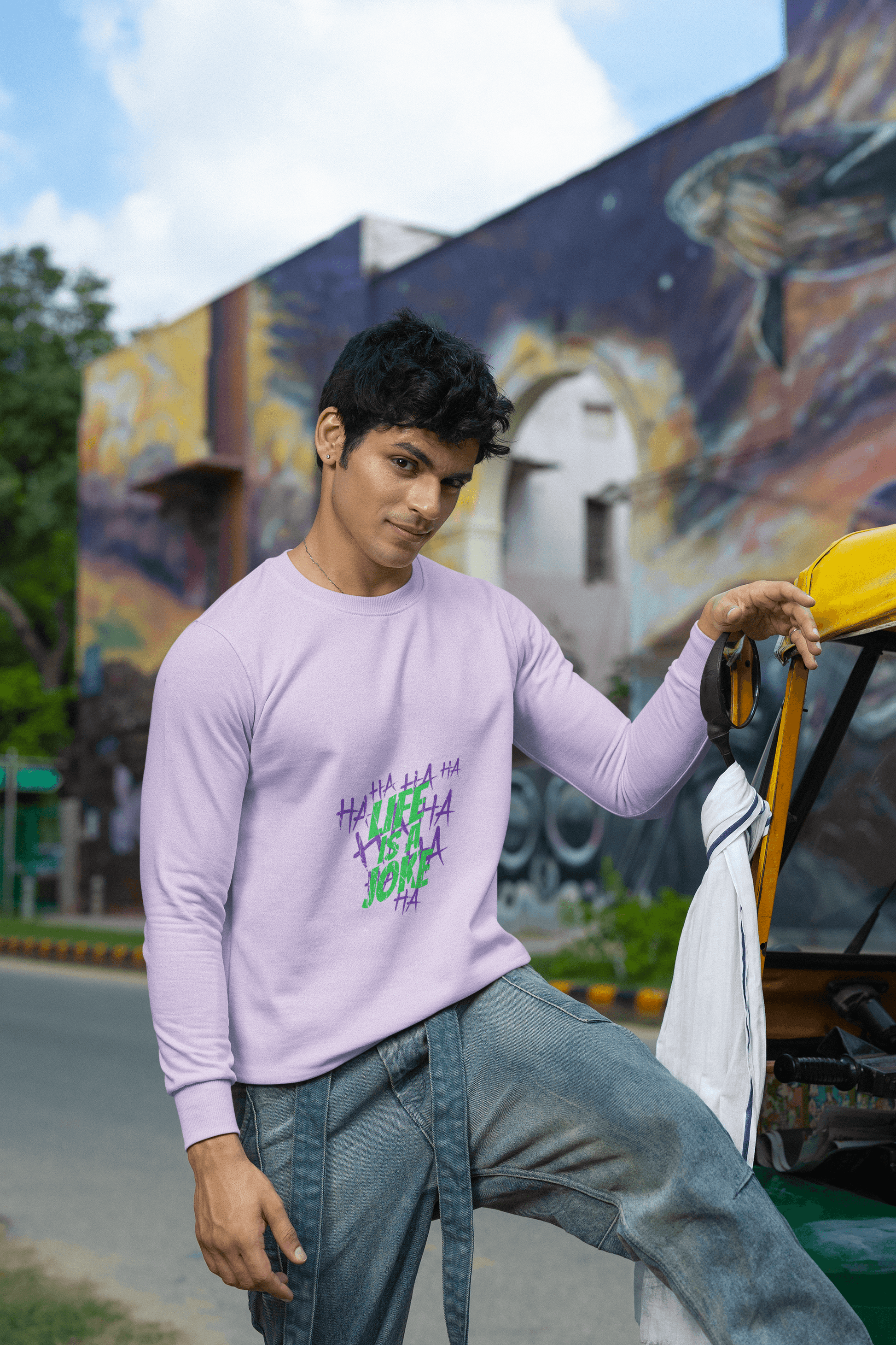 Haha Men's Sweatshirt - Lyssian