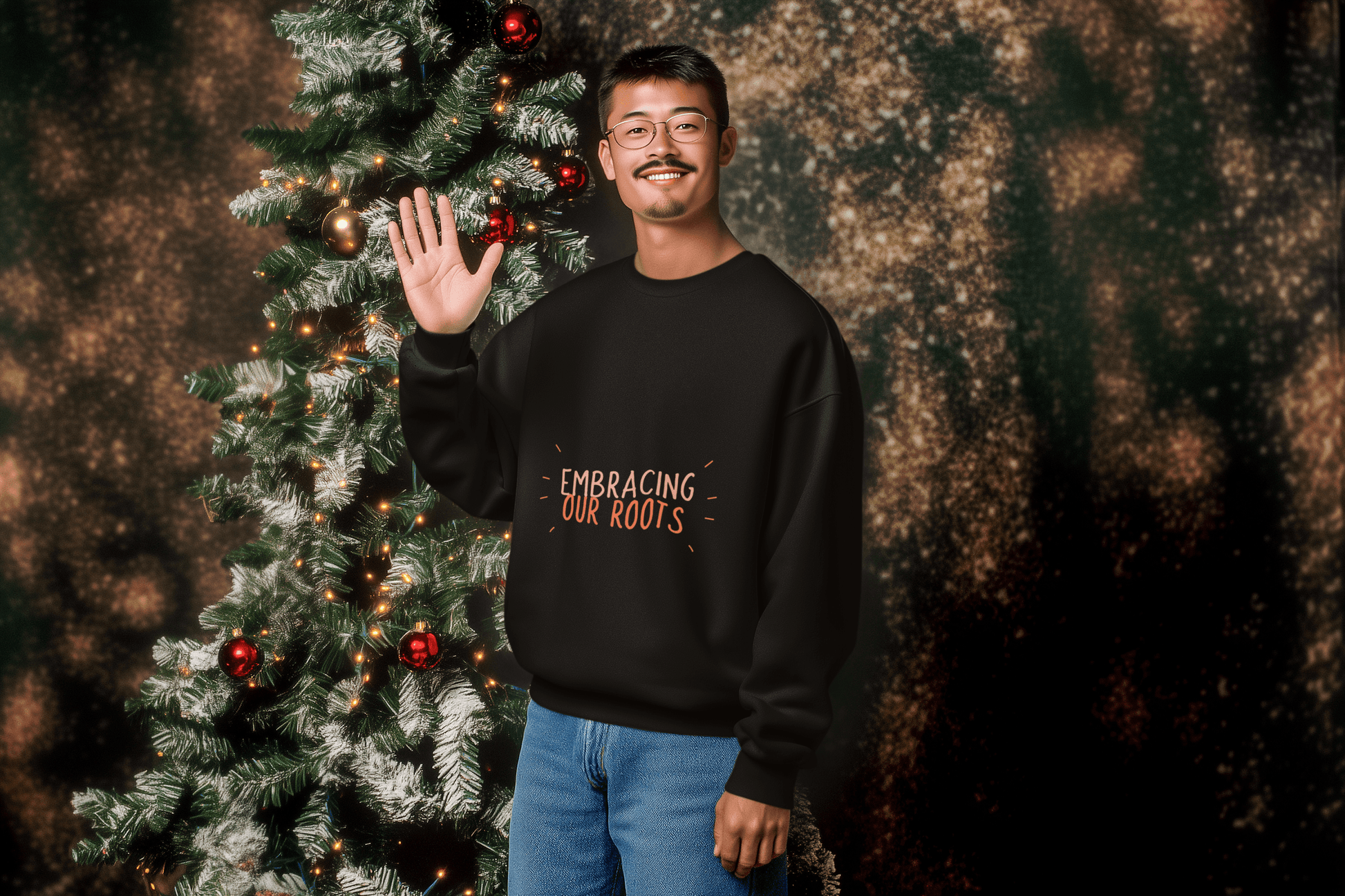 Embracing Men's Sweatshirt - Lyssian