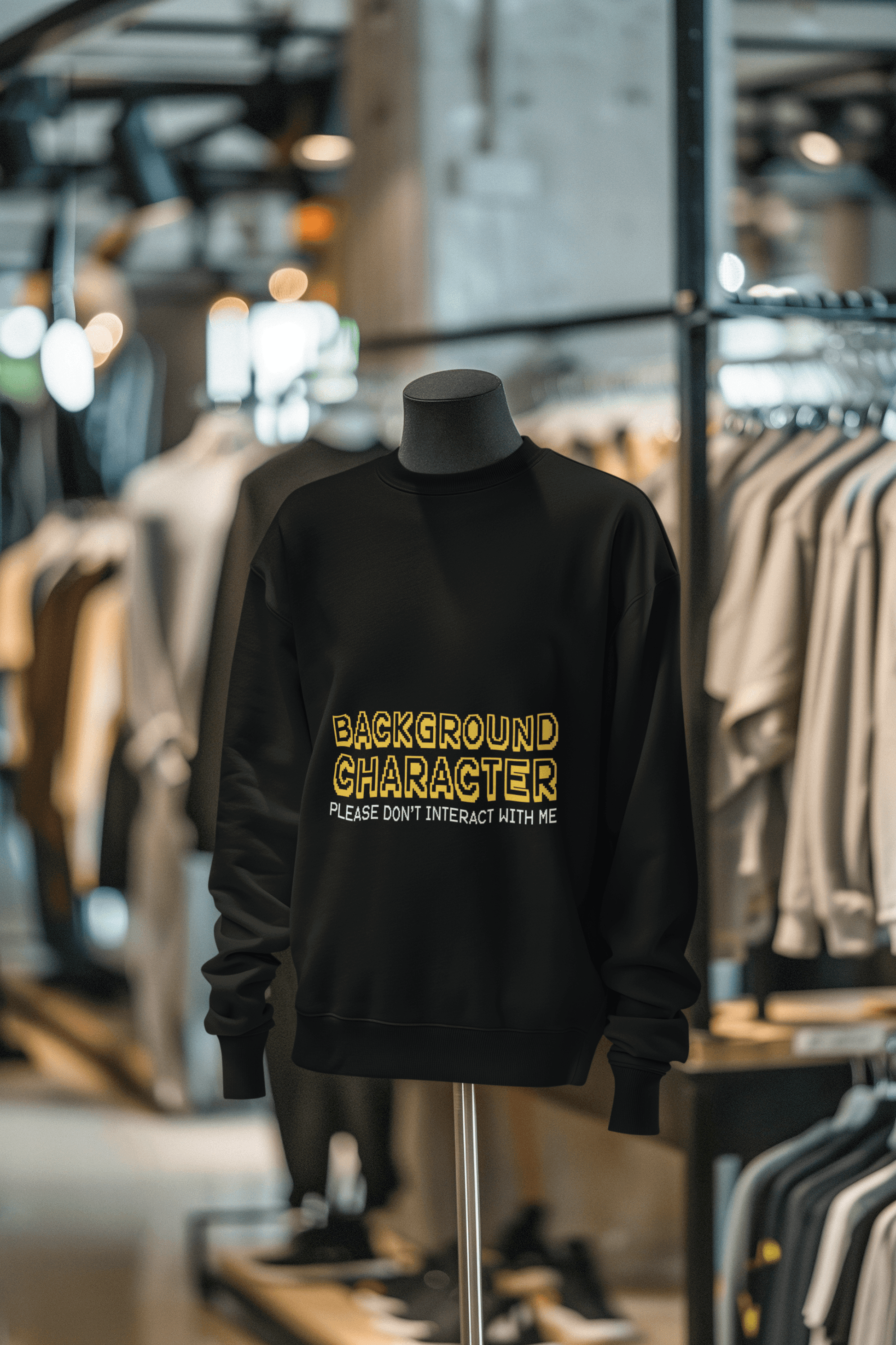 Background Character Men's Sweatshirt - Lyssian