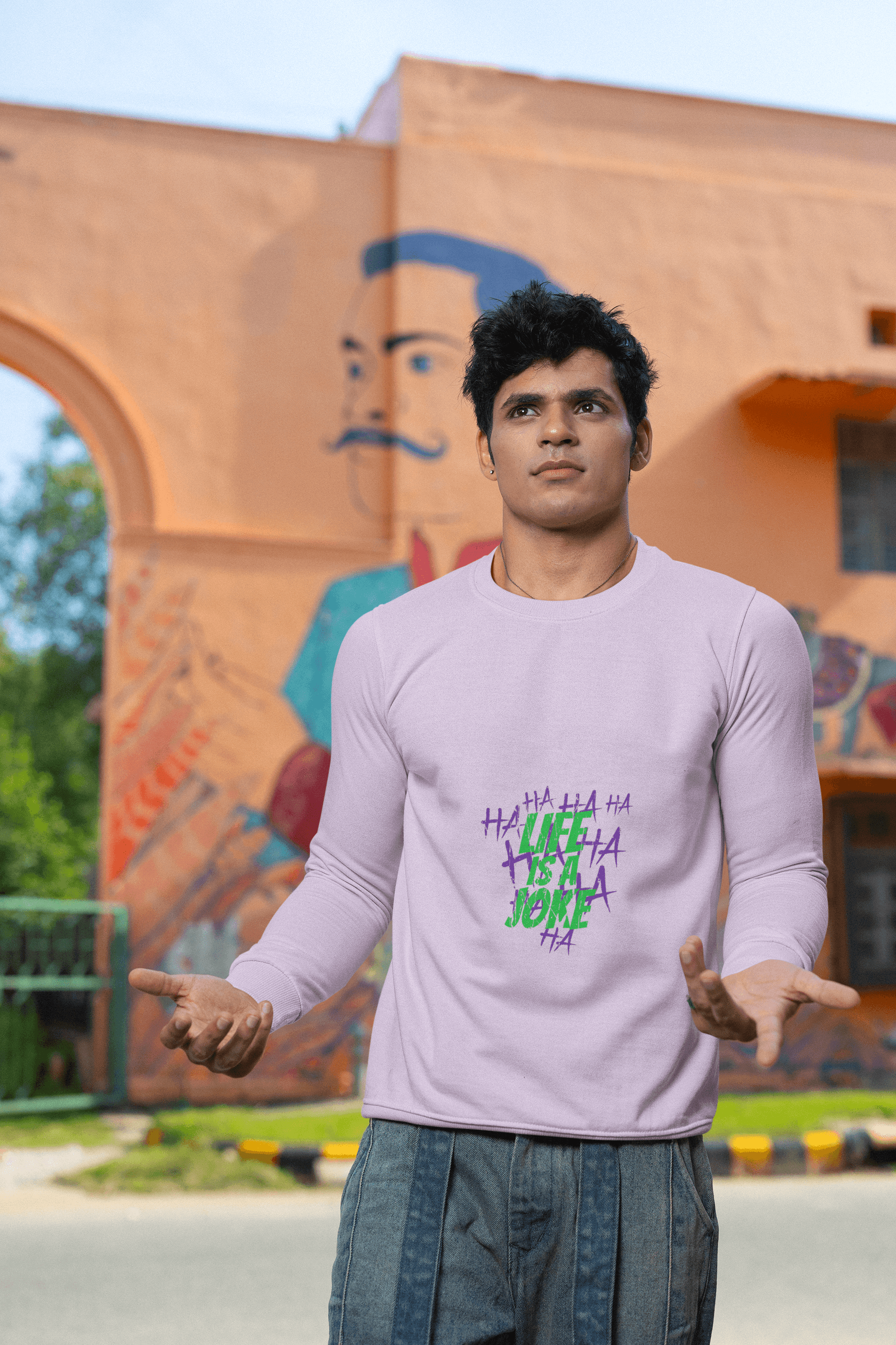 Haha Men's Sweatshirt - Lyssian