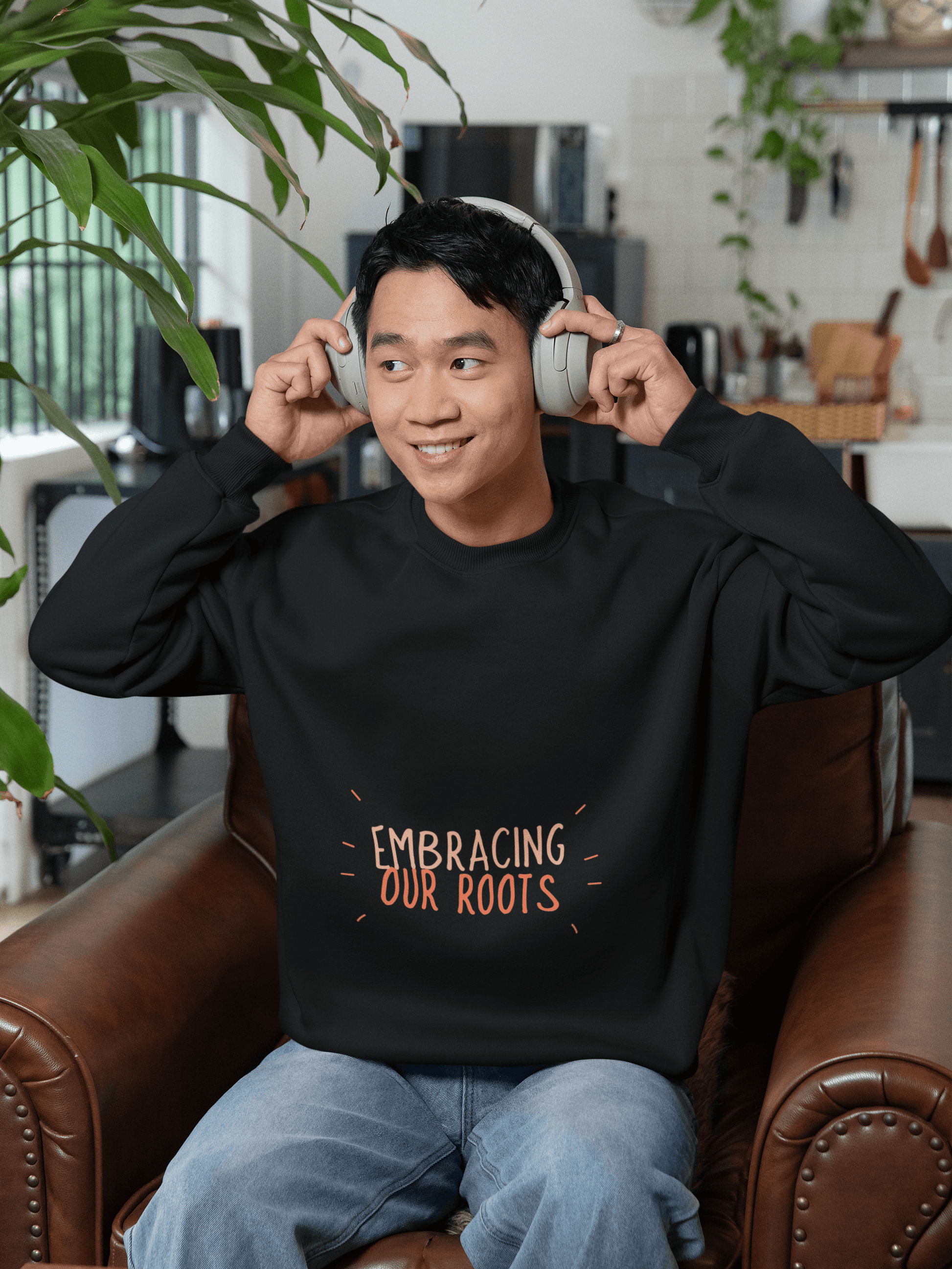 Embracing Men's Sweatshirt - Lyssian
