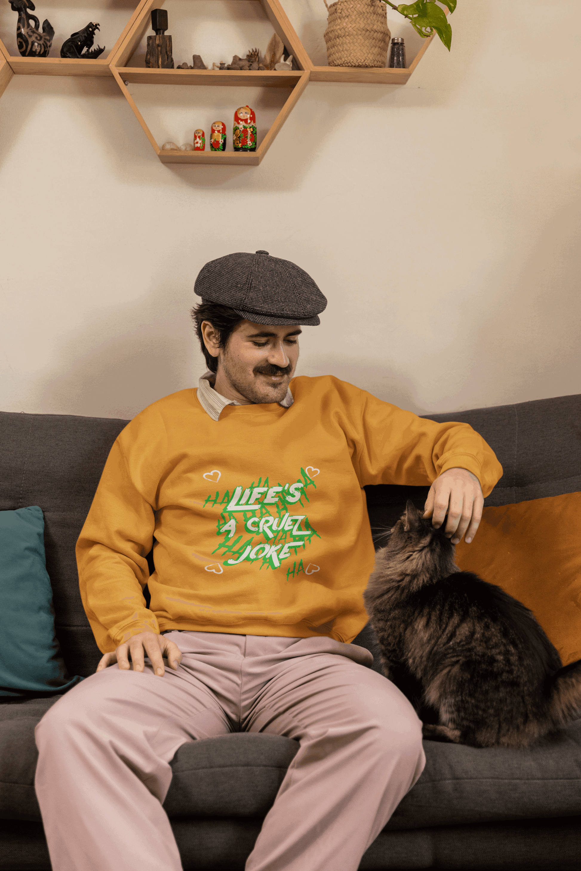 A Joke Men's Sweatshirt - Lyssian