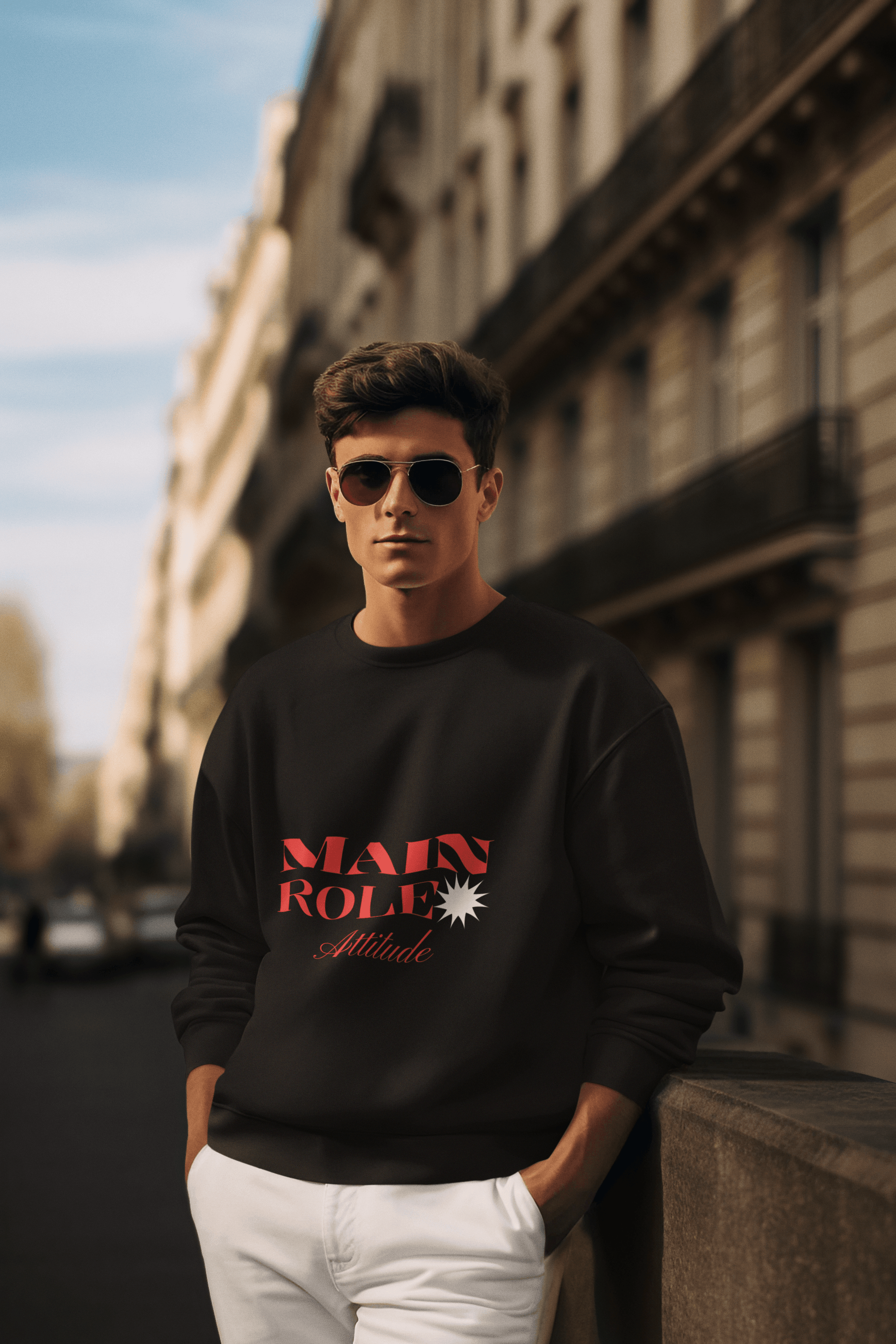 Attitude Men's Sweatshirt - Lyssian
