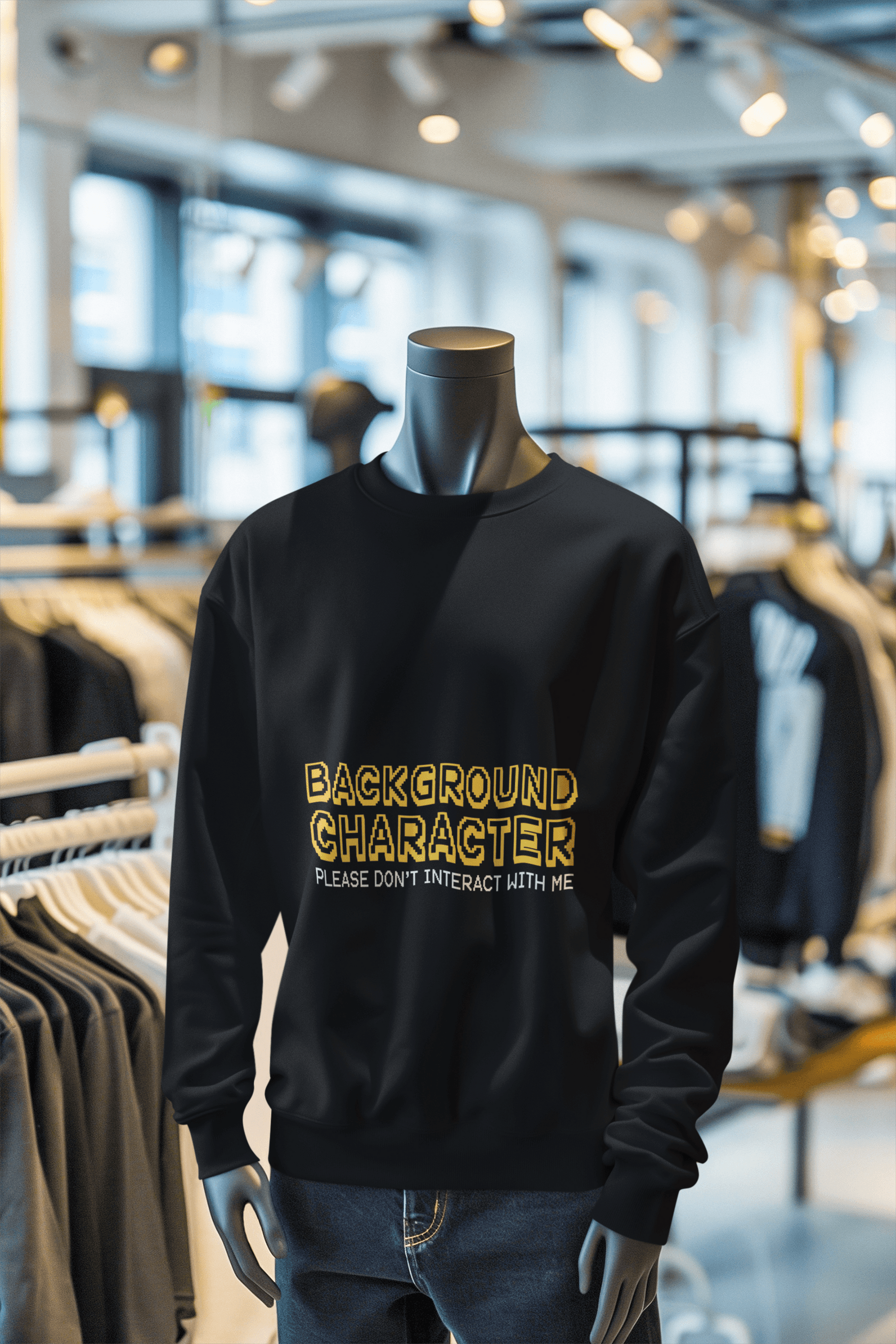 Background Character Men's Sweatshirt - Lyssian