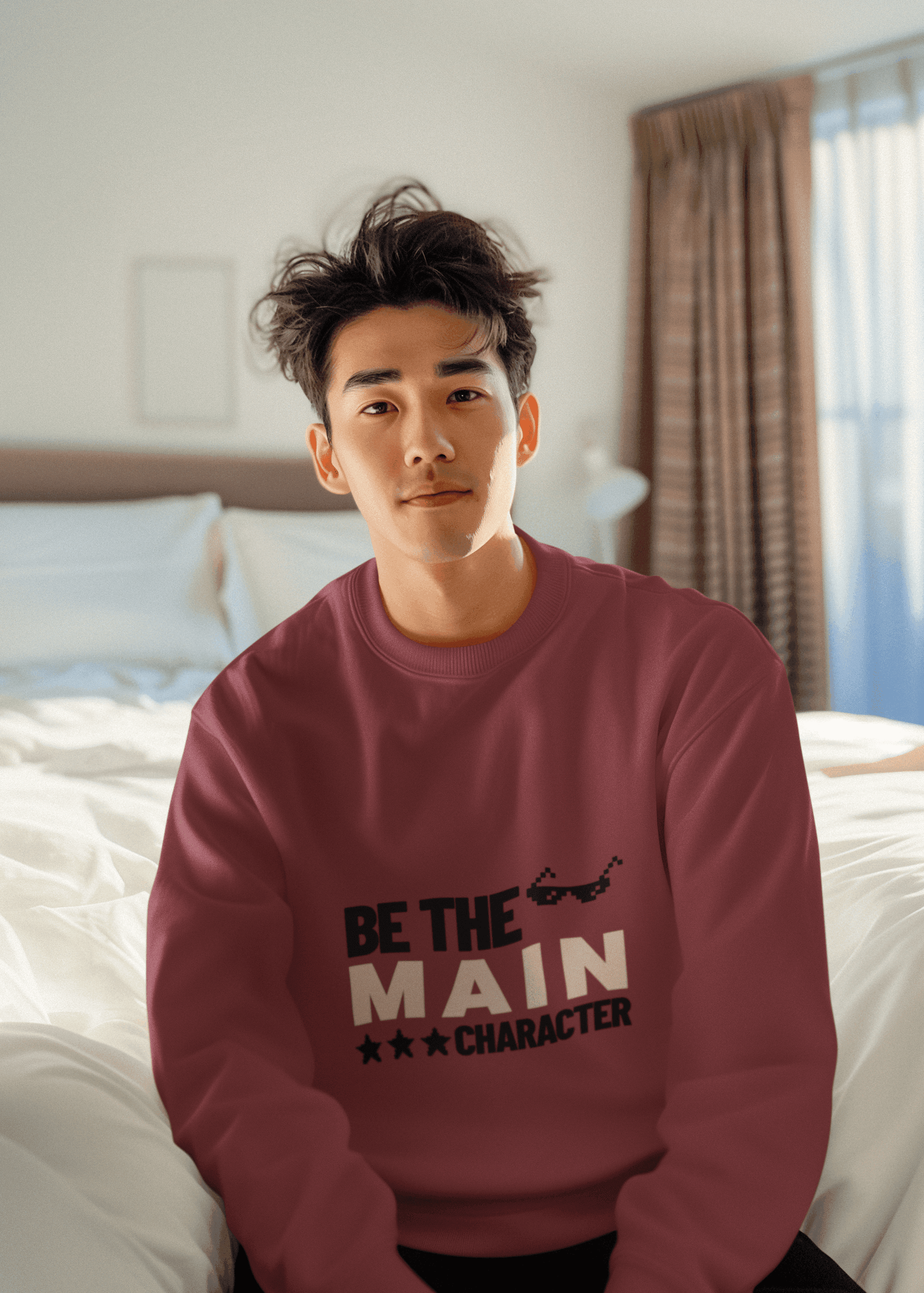 Be Main Character Men's Sweatshirt - Lyssian