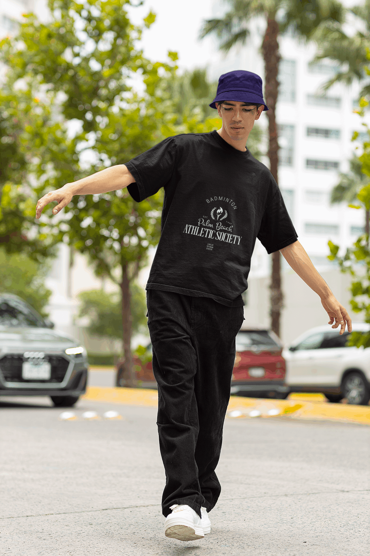 Athletic Society Men's Oversized T-shirt - Lyssian