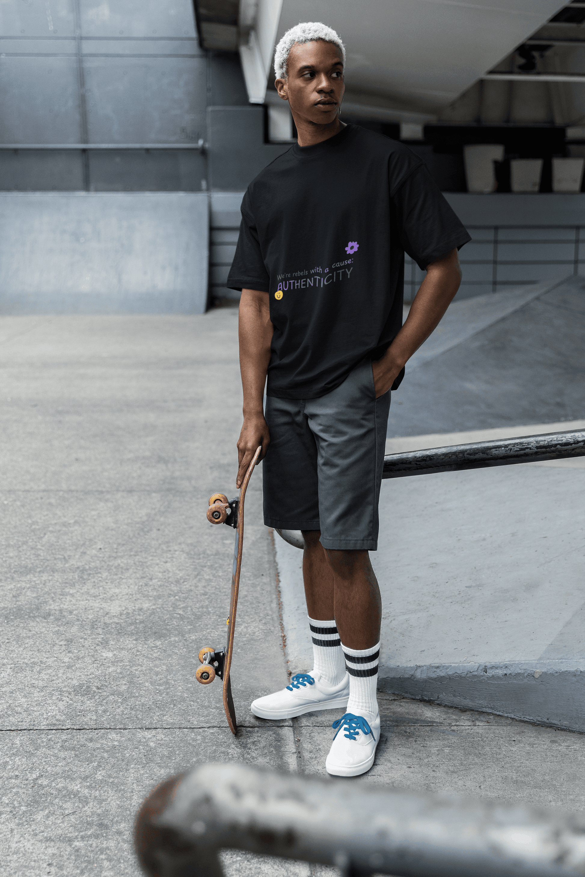 Authenticity Men's Oversized T-shirt - Lyssian