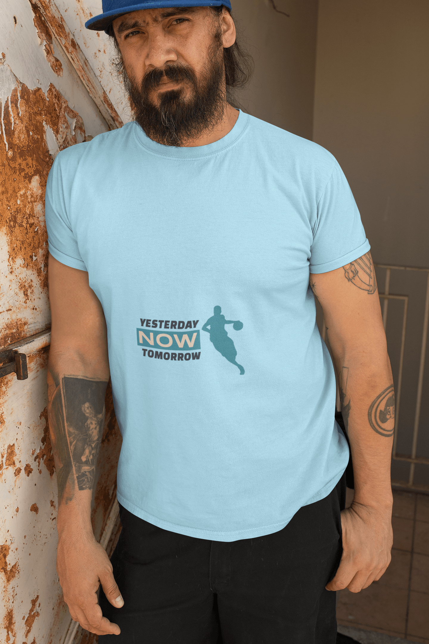 Always Male Round Neck Half Sleeve T-shirt - Lyssian