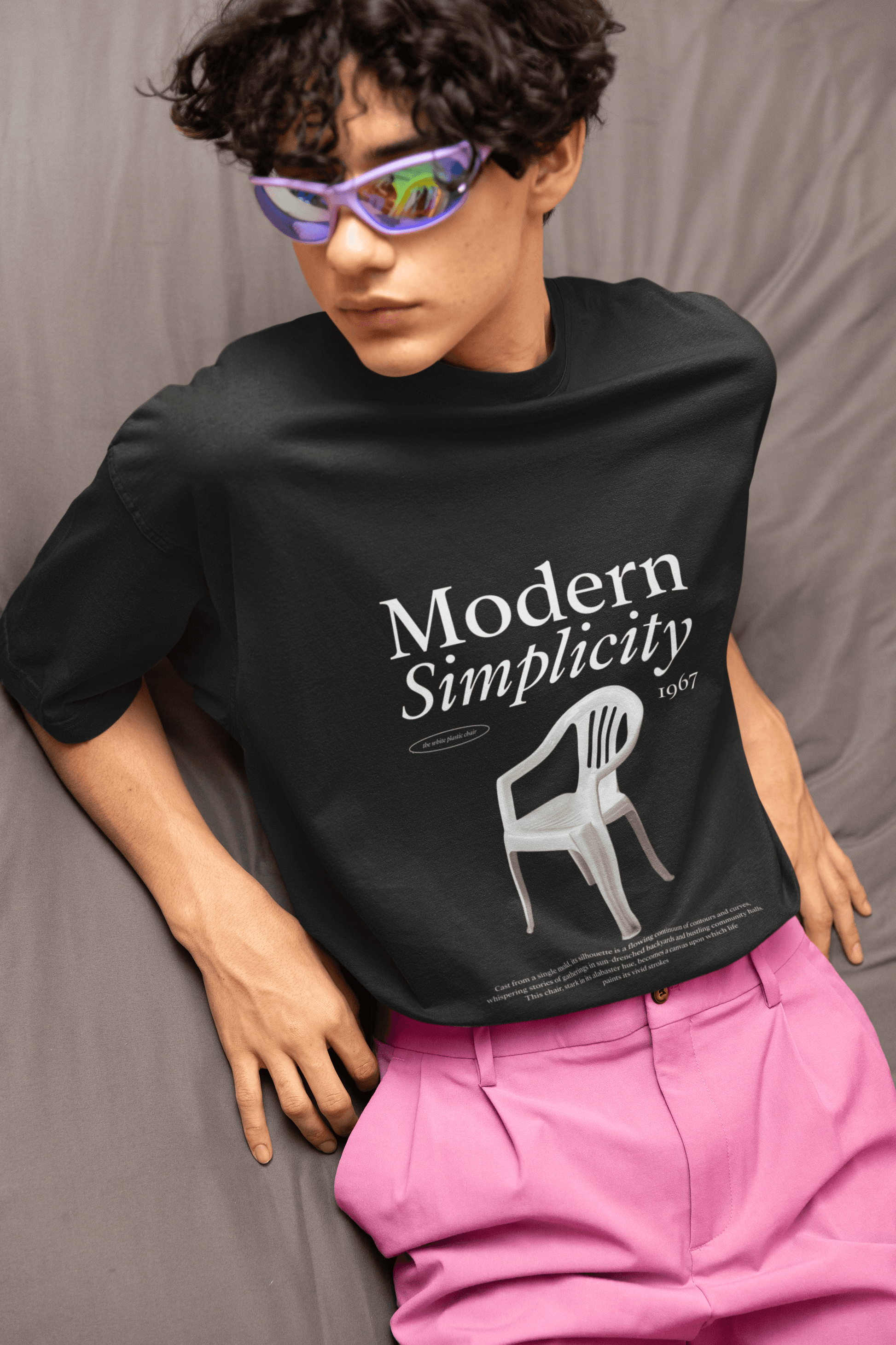 Modern Simplicity Men's Round Neck Half Sleeve T-shirt - Lyssian