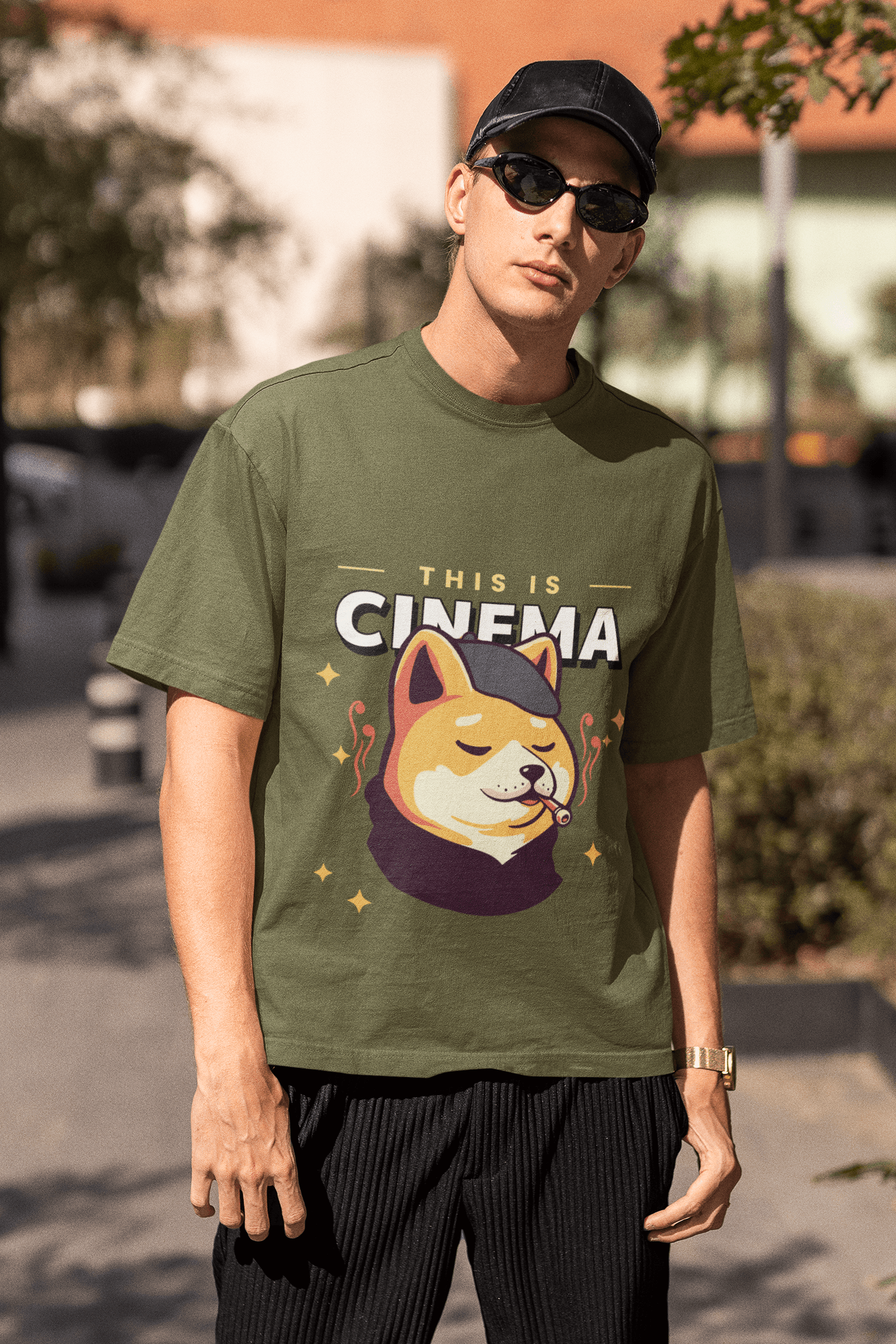 Cinema Men's Oversized T-shirt - Lyssian