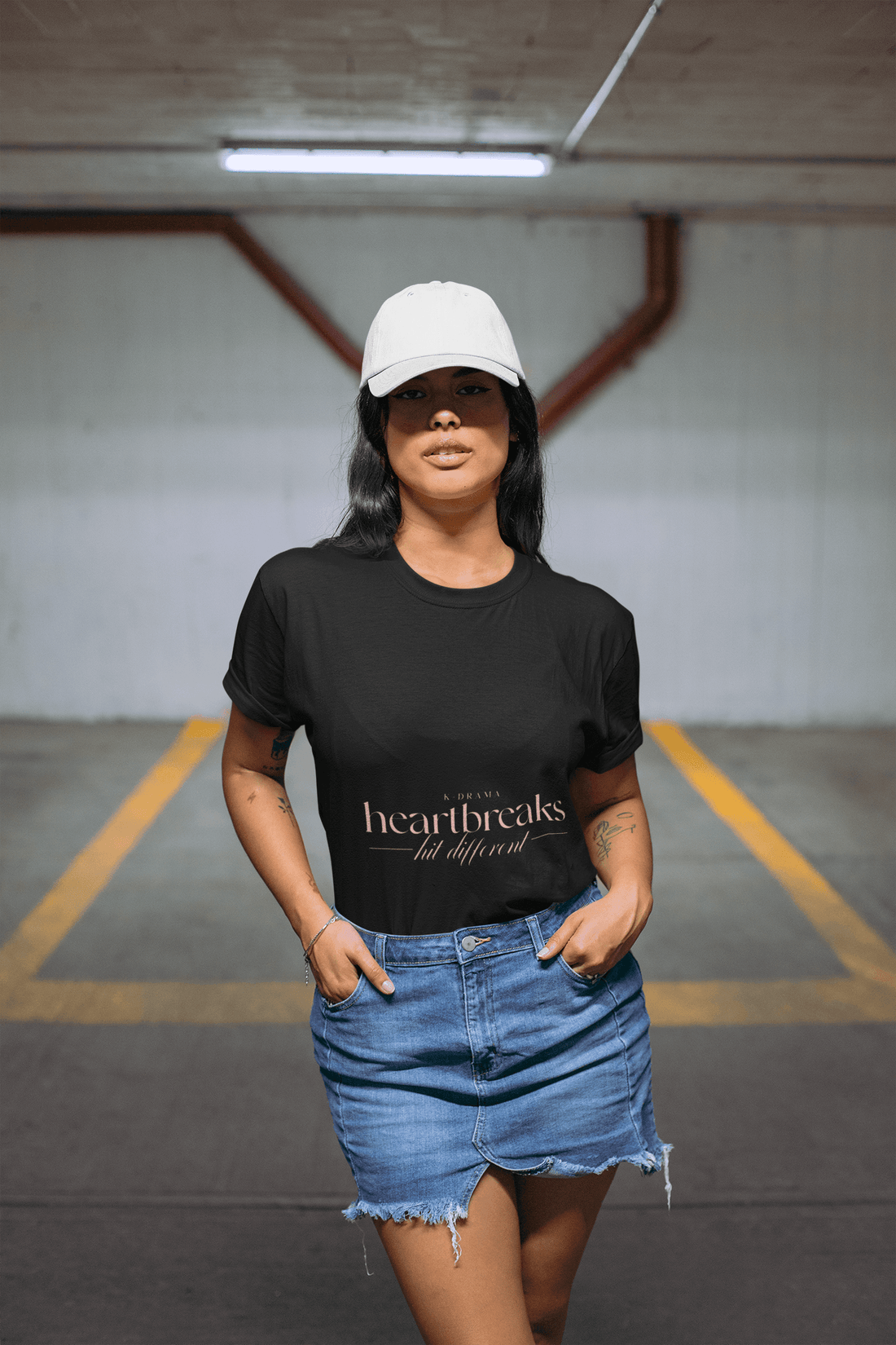 Different Women's Round Neck Half Sleeve T-shirt - Lyssian