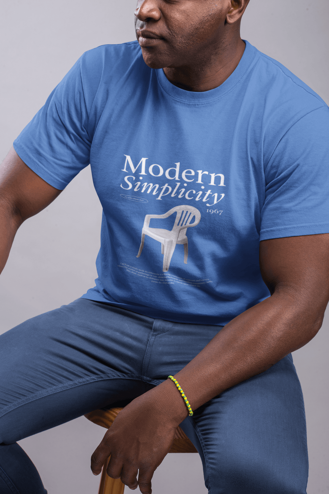 Modern Simplicity Men's Round Neck Half Sleeve T-shirt - Lyssian