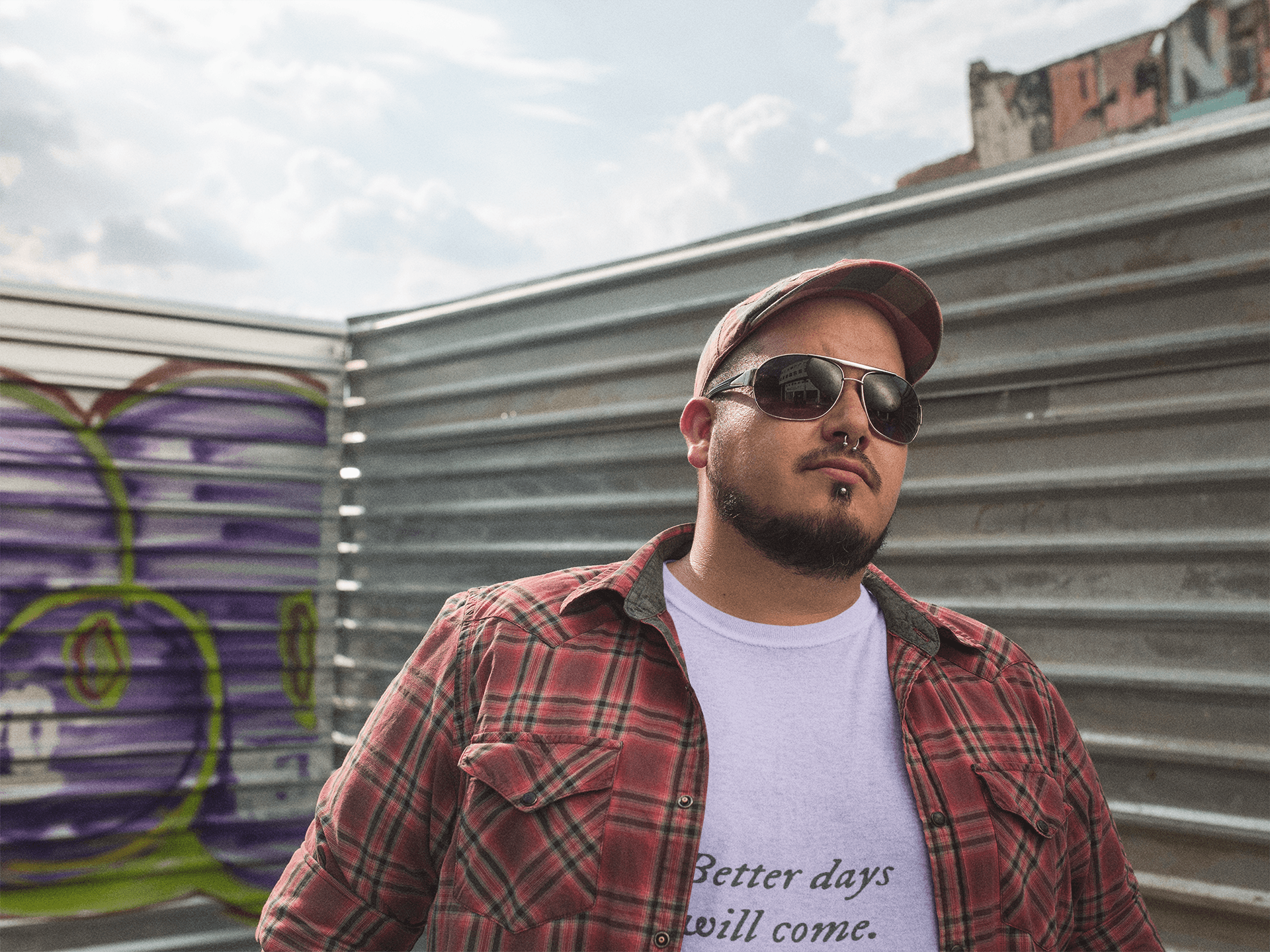 Better Days Men's Plus Size T-shirt - Lyssian
