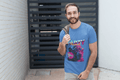 Party Animal's Men's Round Neck Half Sleeve T-shirt - Lyssian